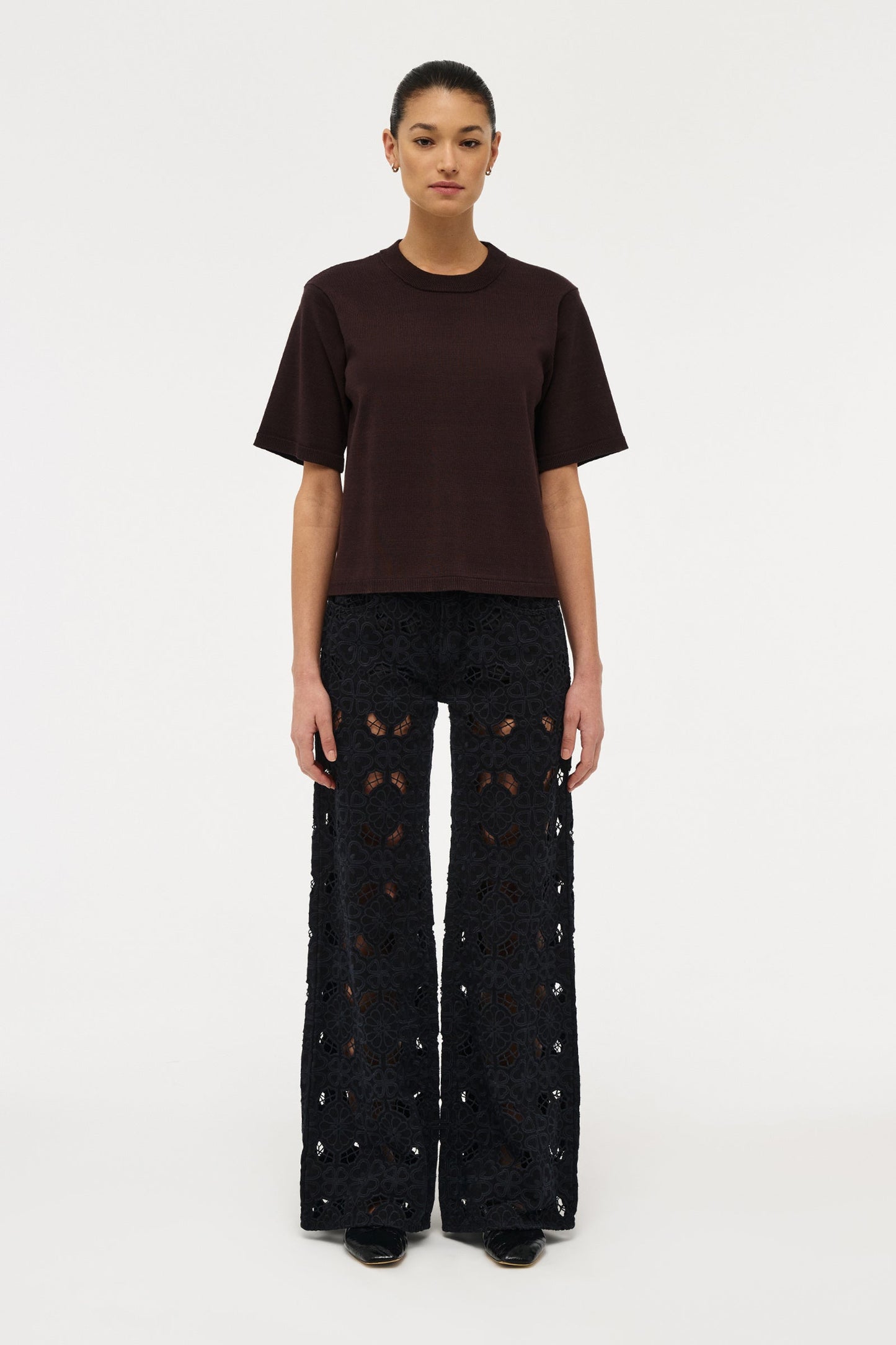 Knit Tee - Sable