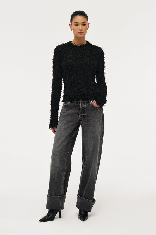 Fray Knit Crew