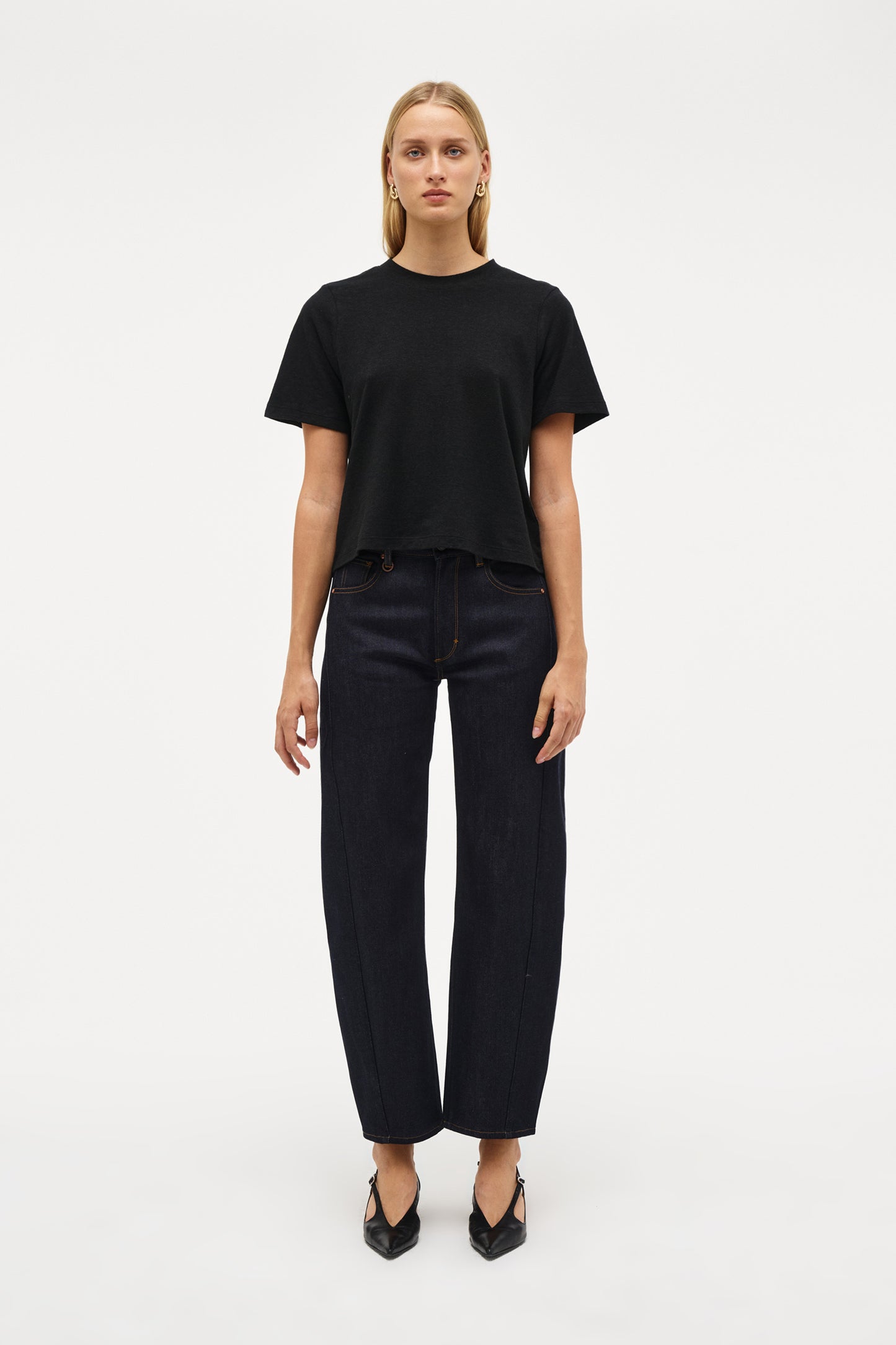 Juno Layer Tee - Washed Black