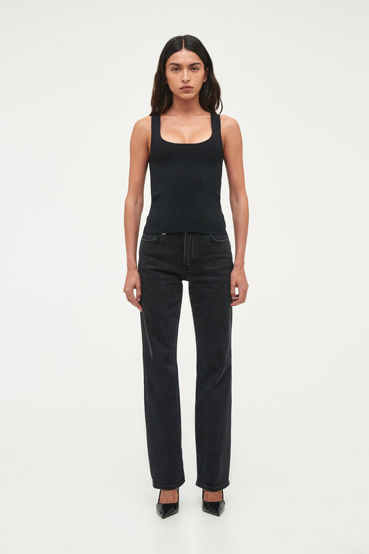 Suki Knit Tank - Black