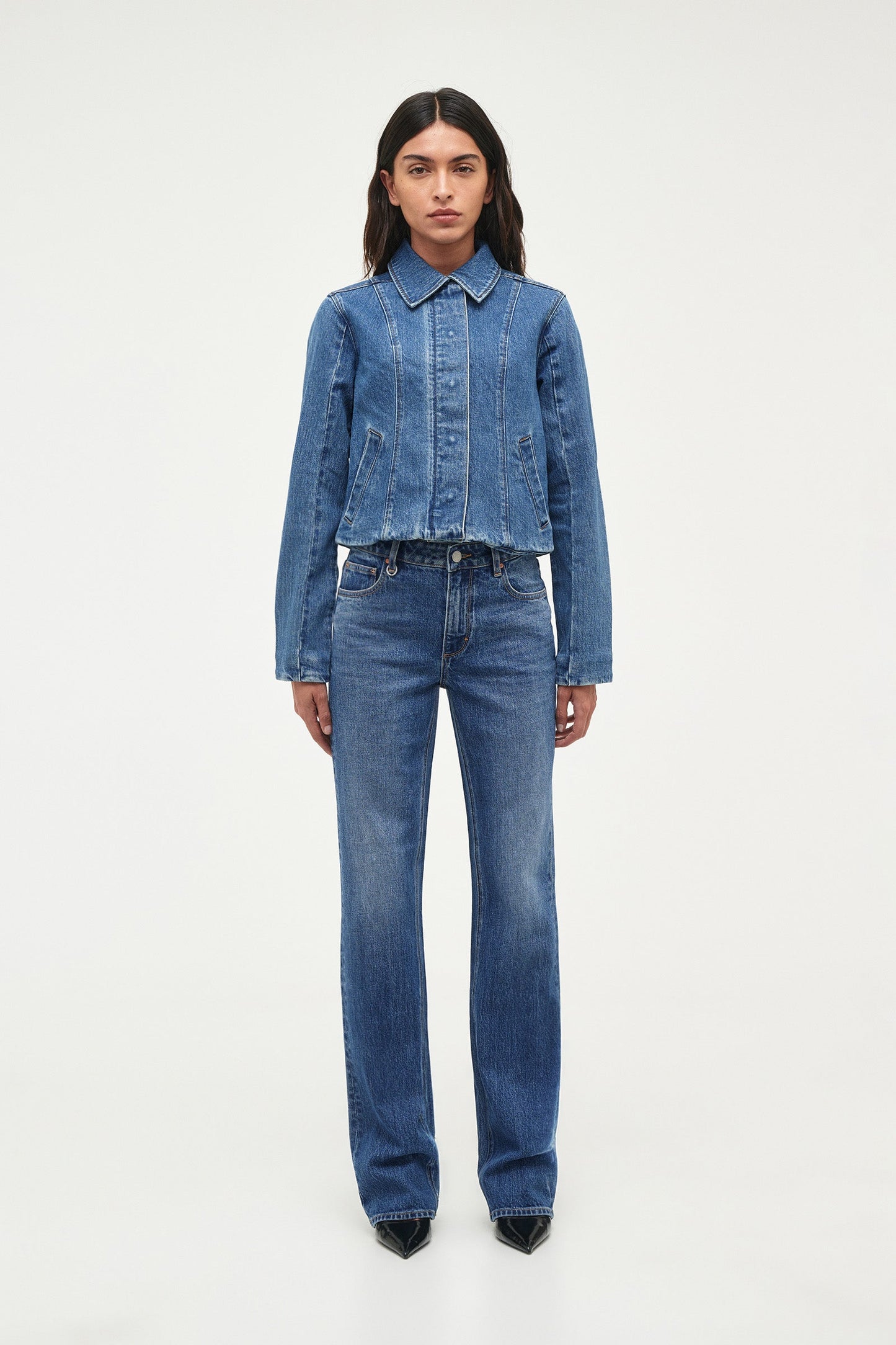 Denim Jacket - Vivid Indigo