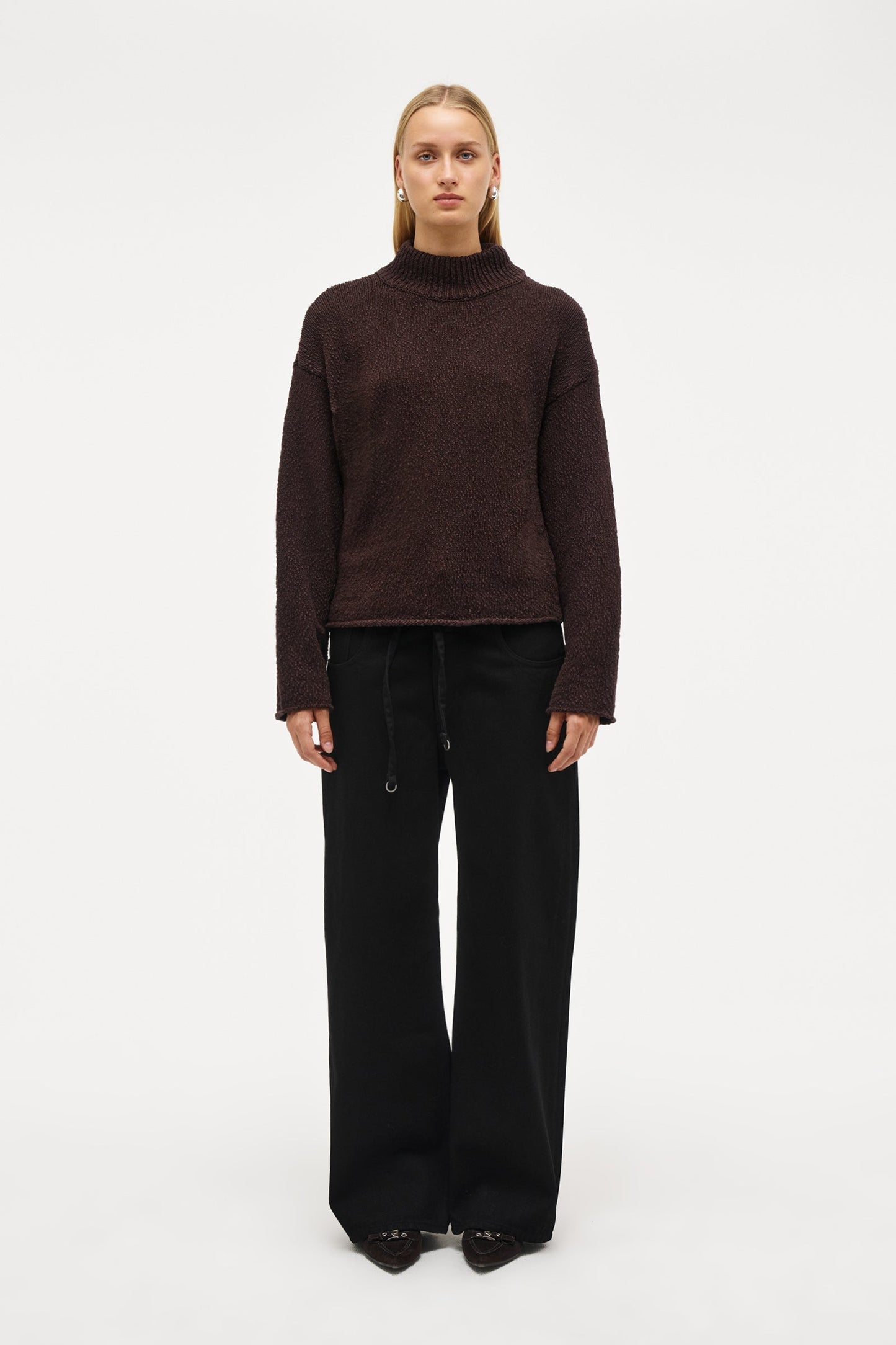 Cecil Knit Over Dyed - Chocolate