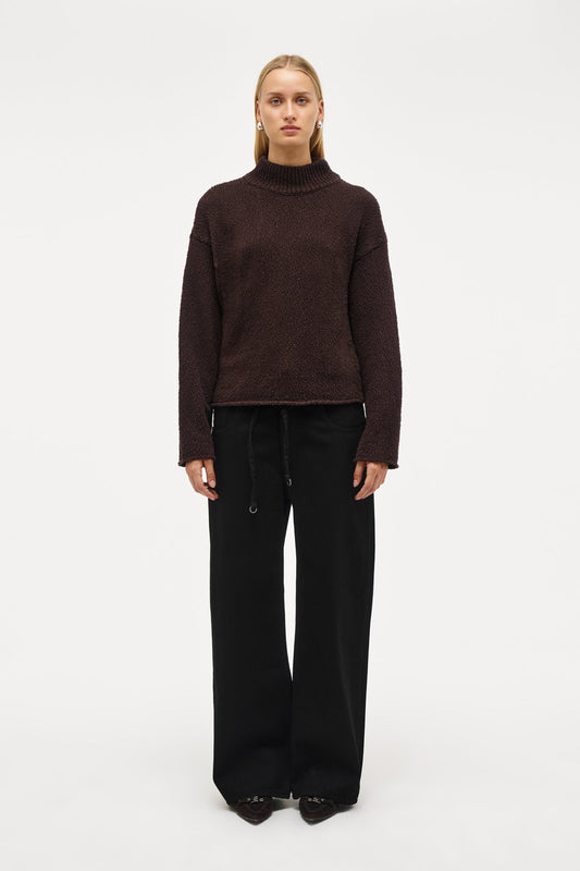 Cecil Knit Over Dyed - Chocolate