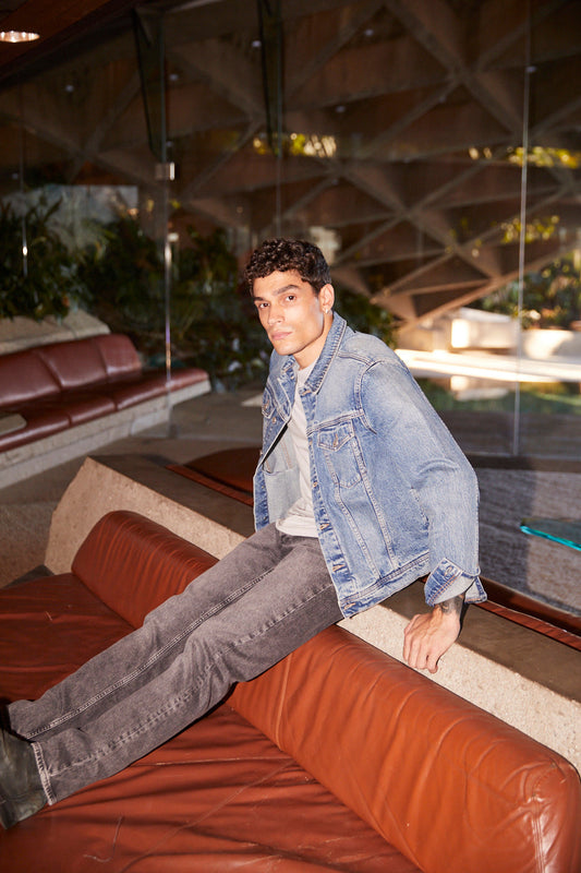 Type Three Jacket - Mid Indigo