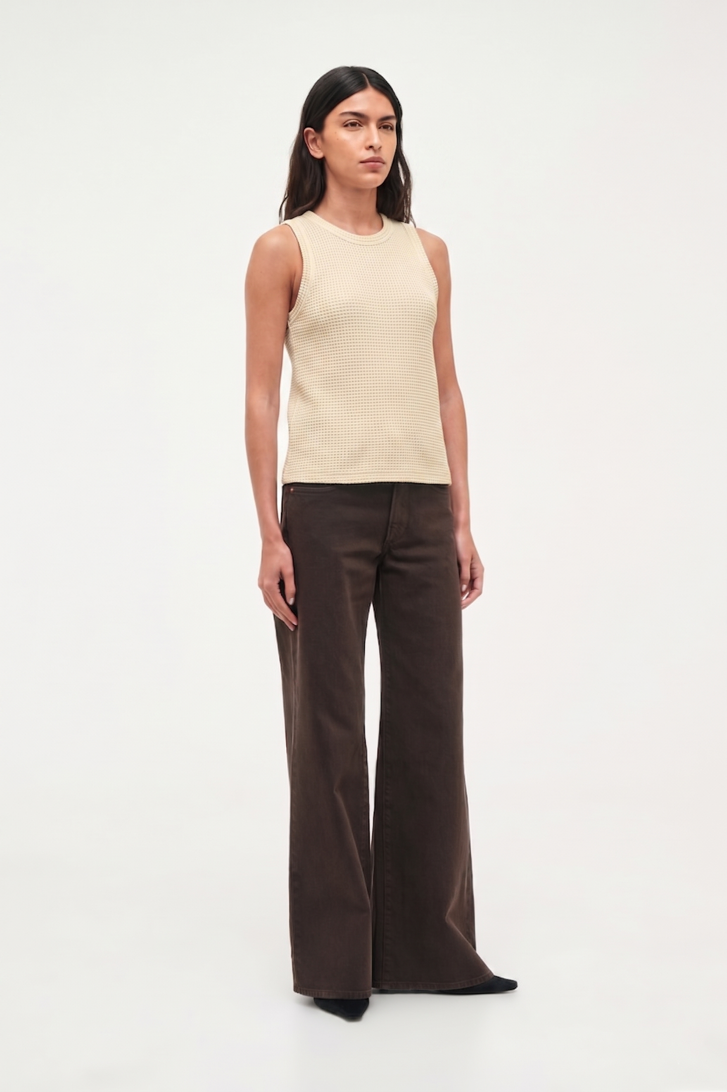 Worn Tank - Cream