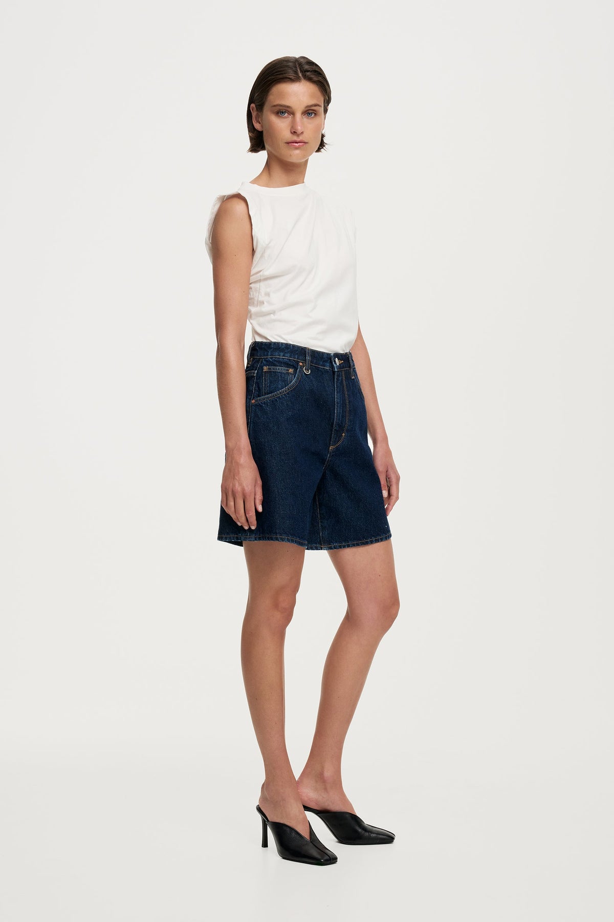 Carly Denim Shortss - Paris