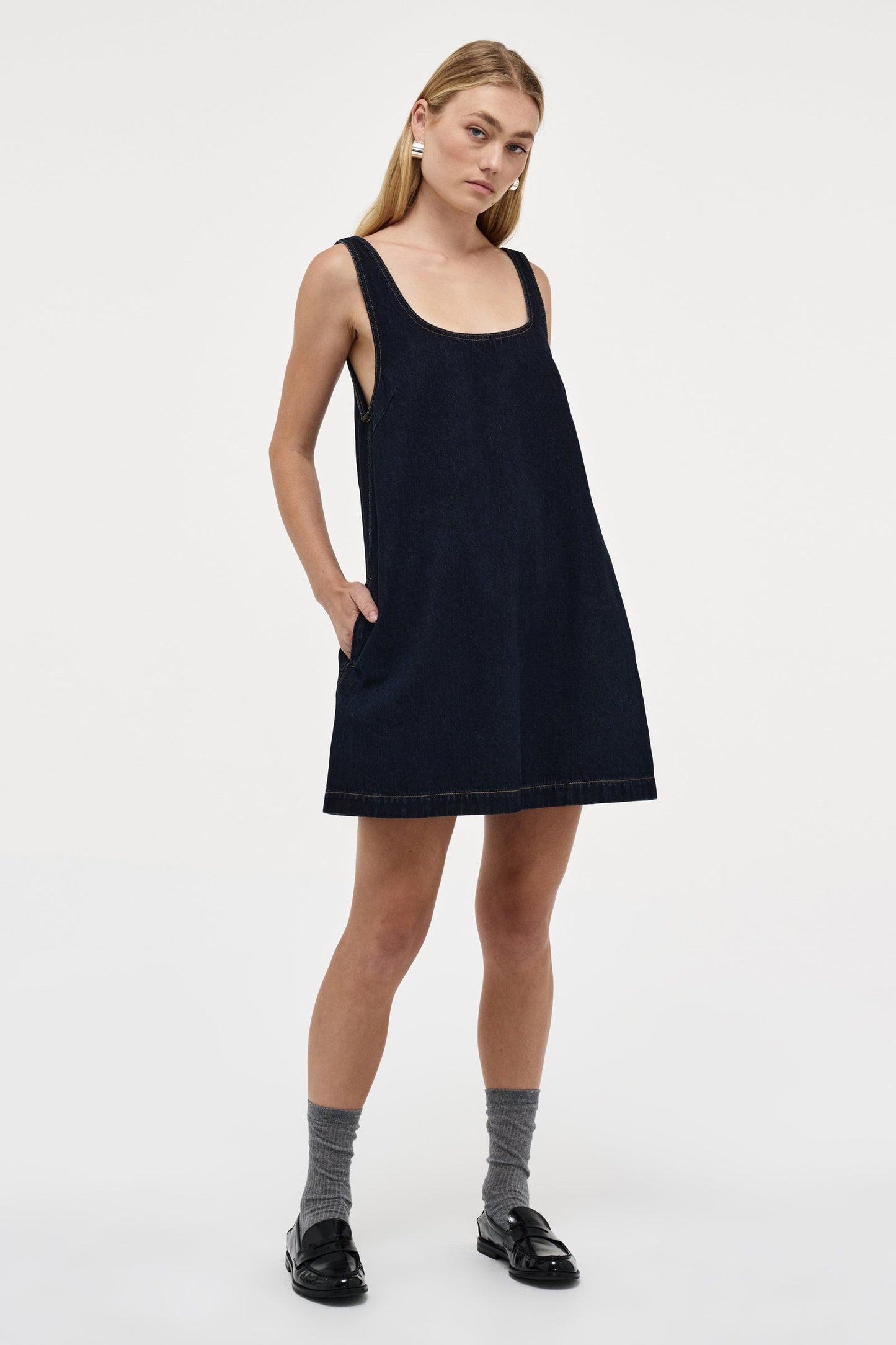 Laurel Tank Dress - Rinse