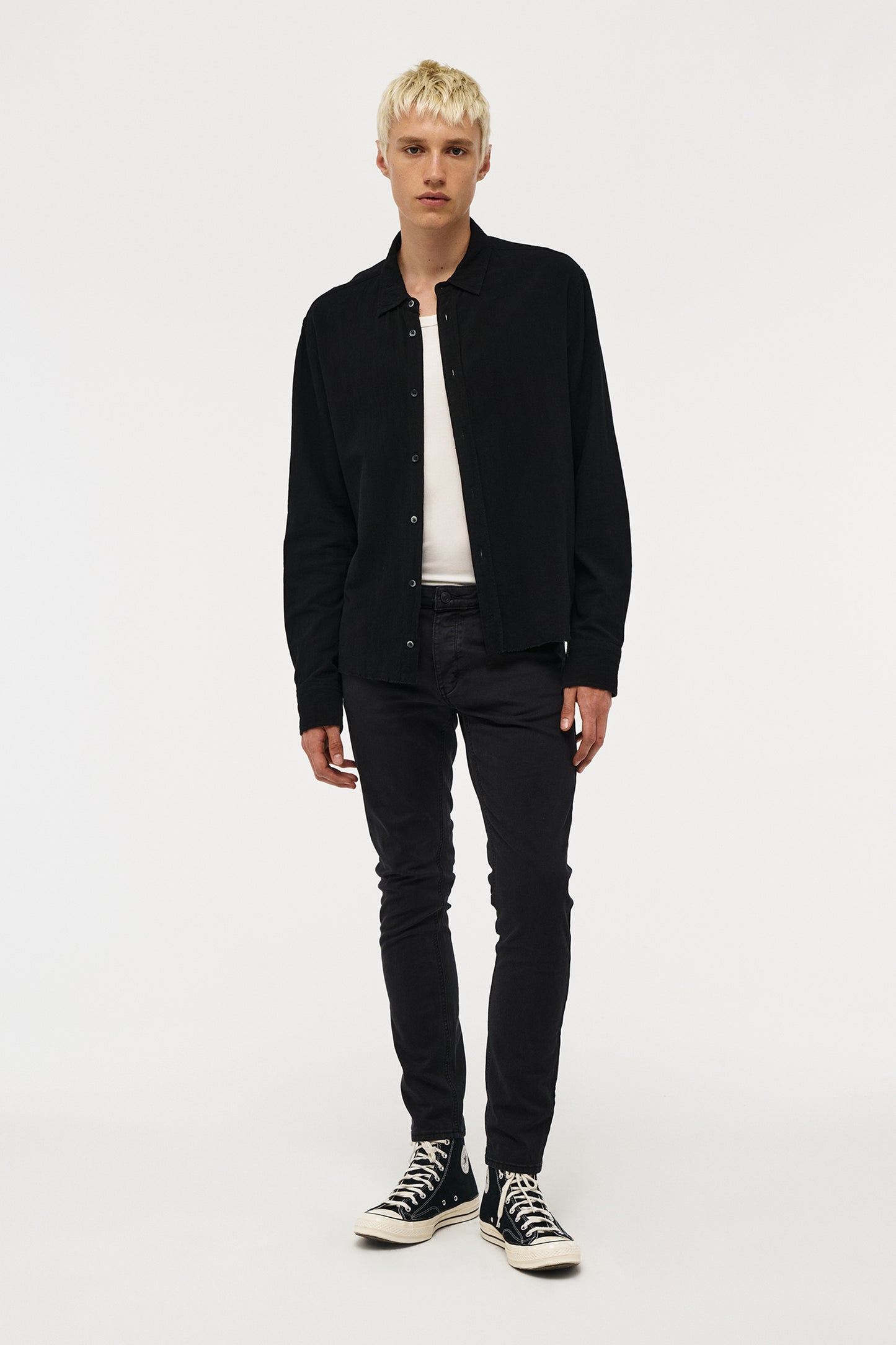 Lou Slim Twill - Black