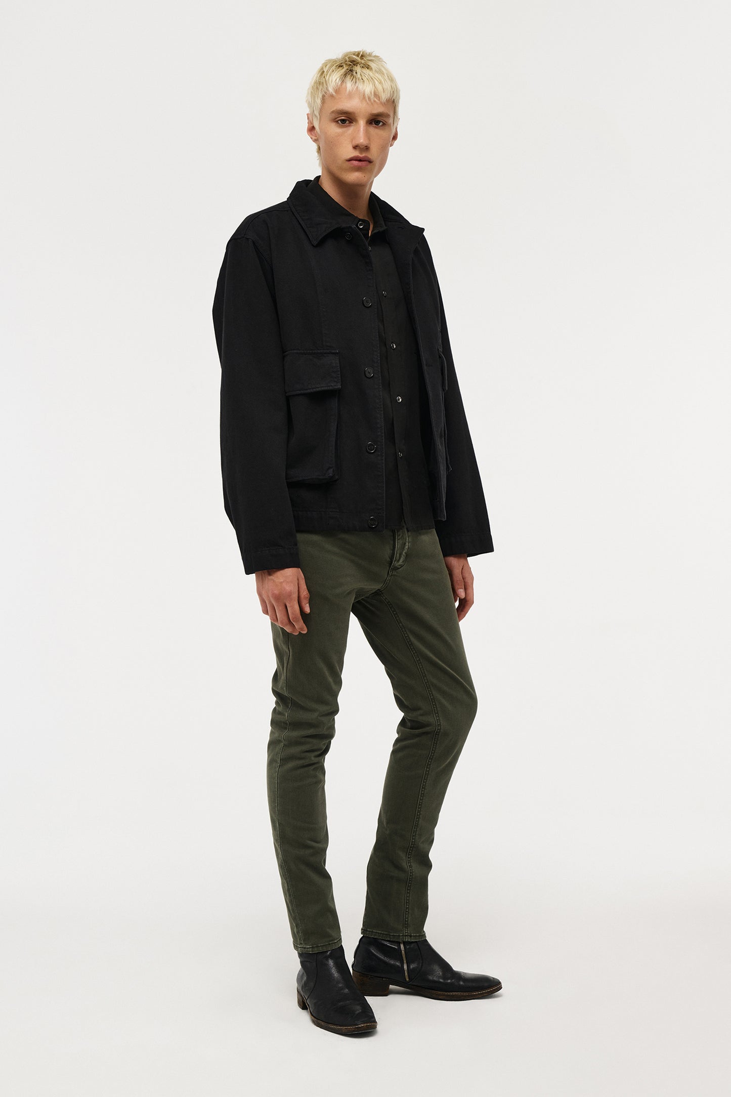 Lou Slim Twill - Military