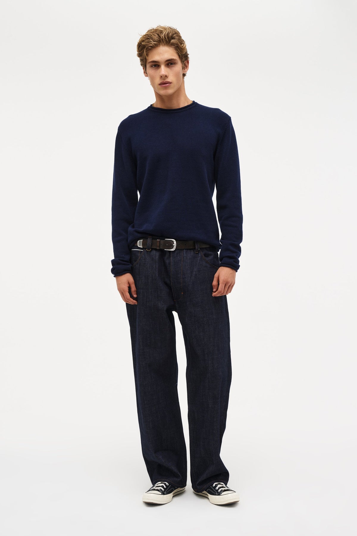 Legacy Knit Crew - Navy