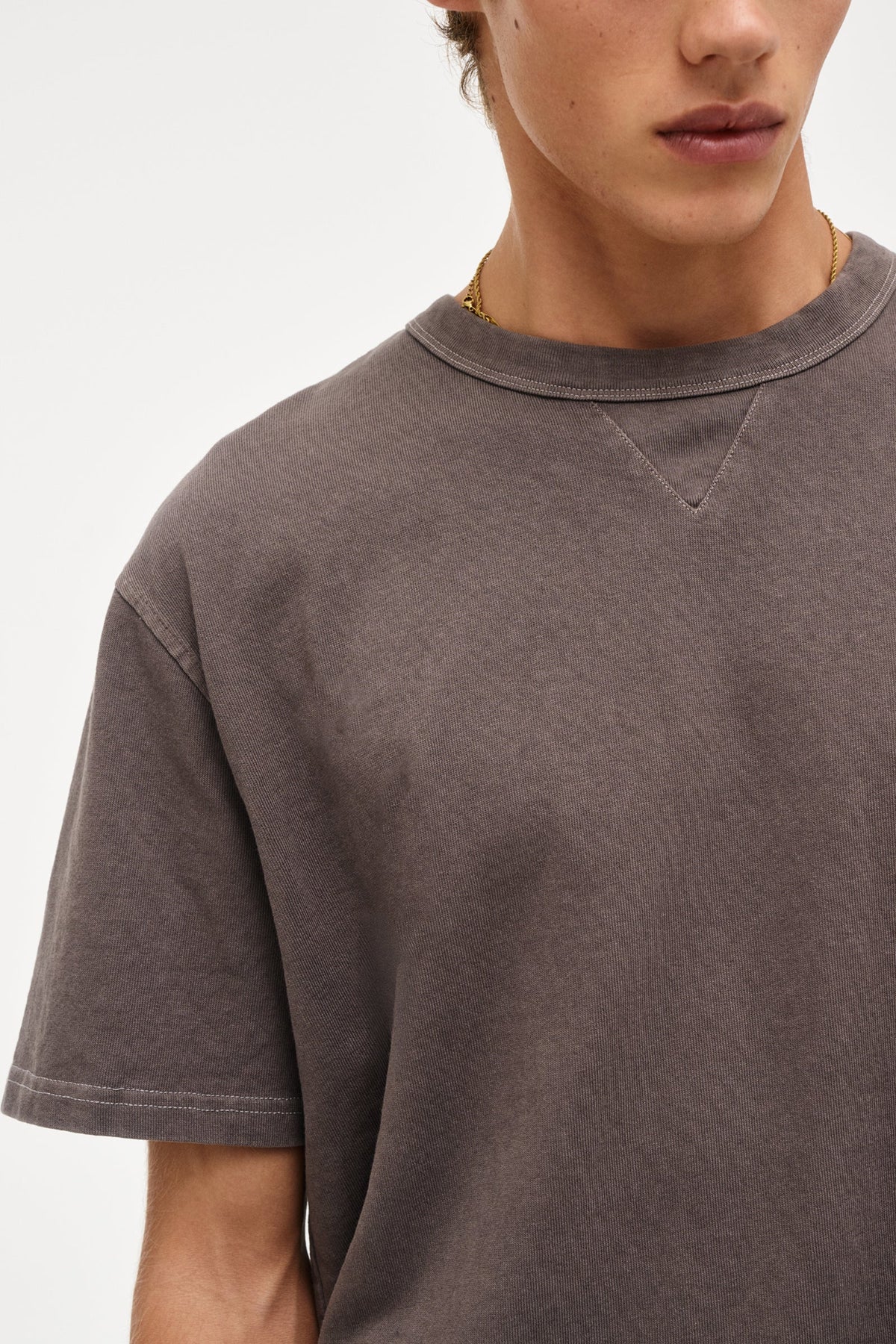 Base Tee Over Dyed - Shadow