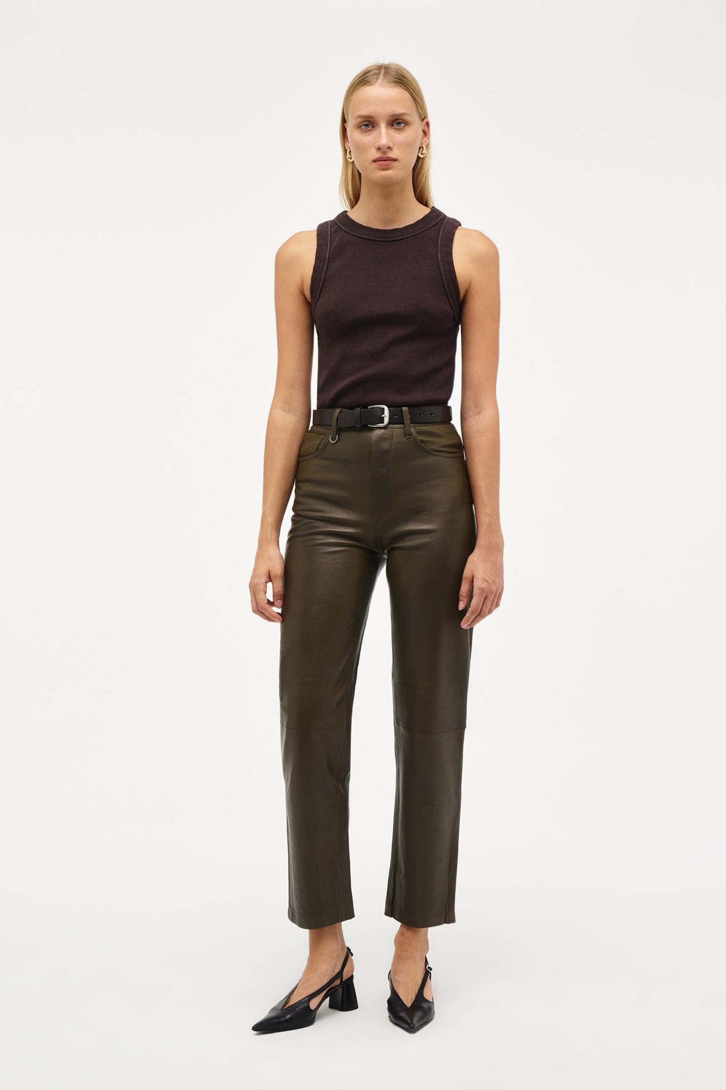 Nico Straight - Kelp Leather