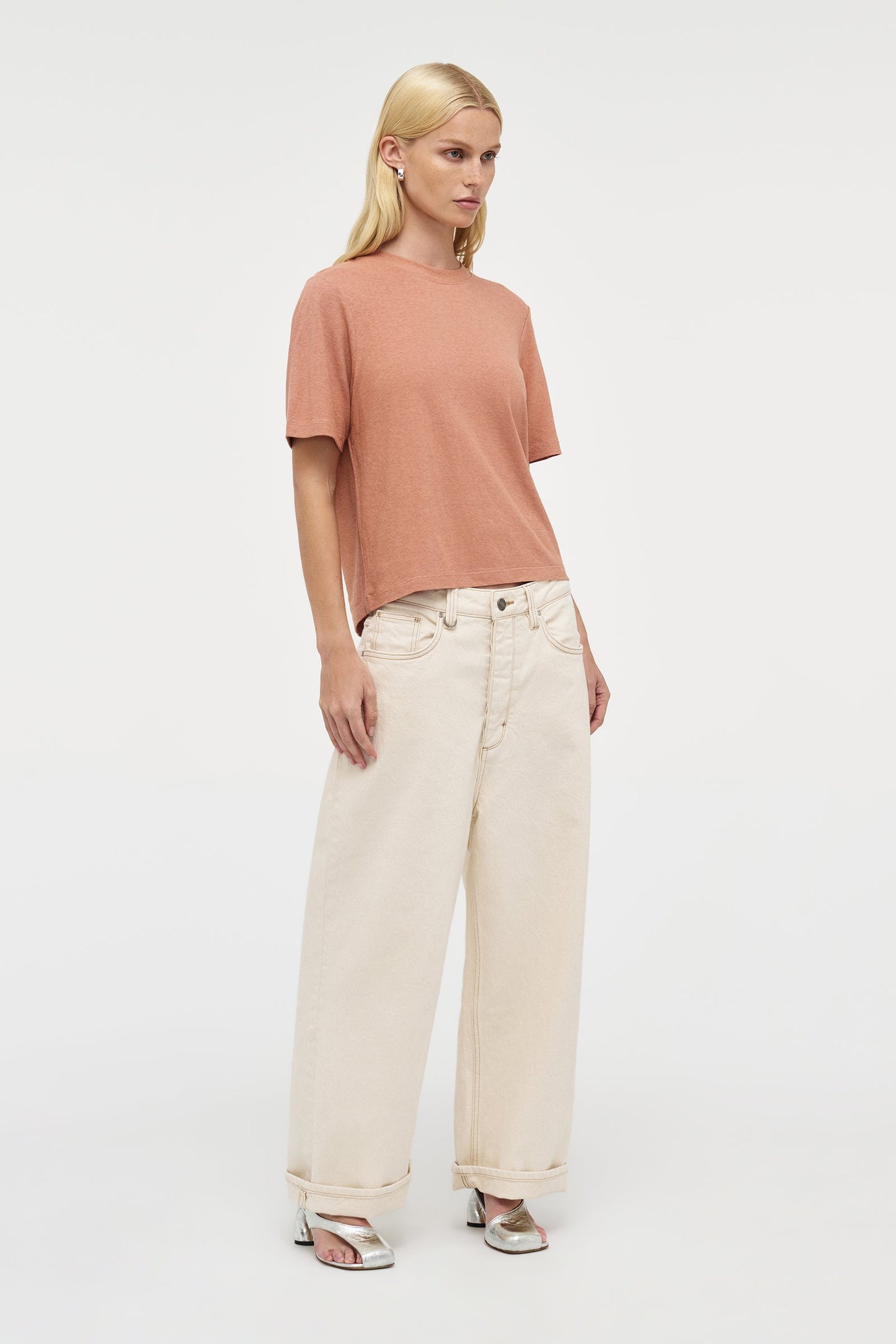 Juno Layer Tee - Terracotta