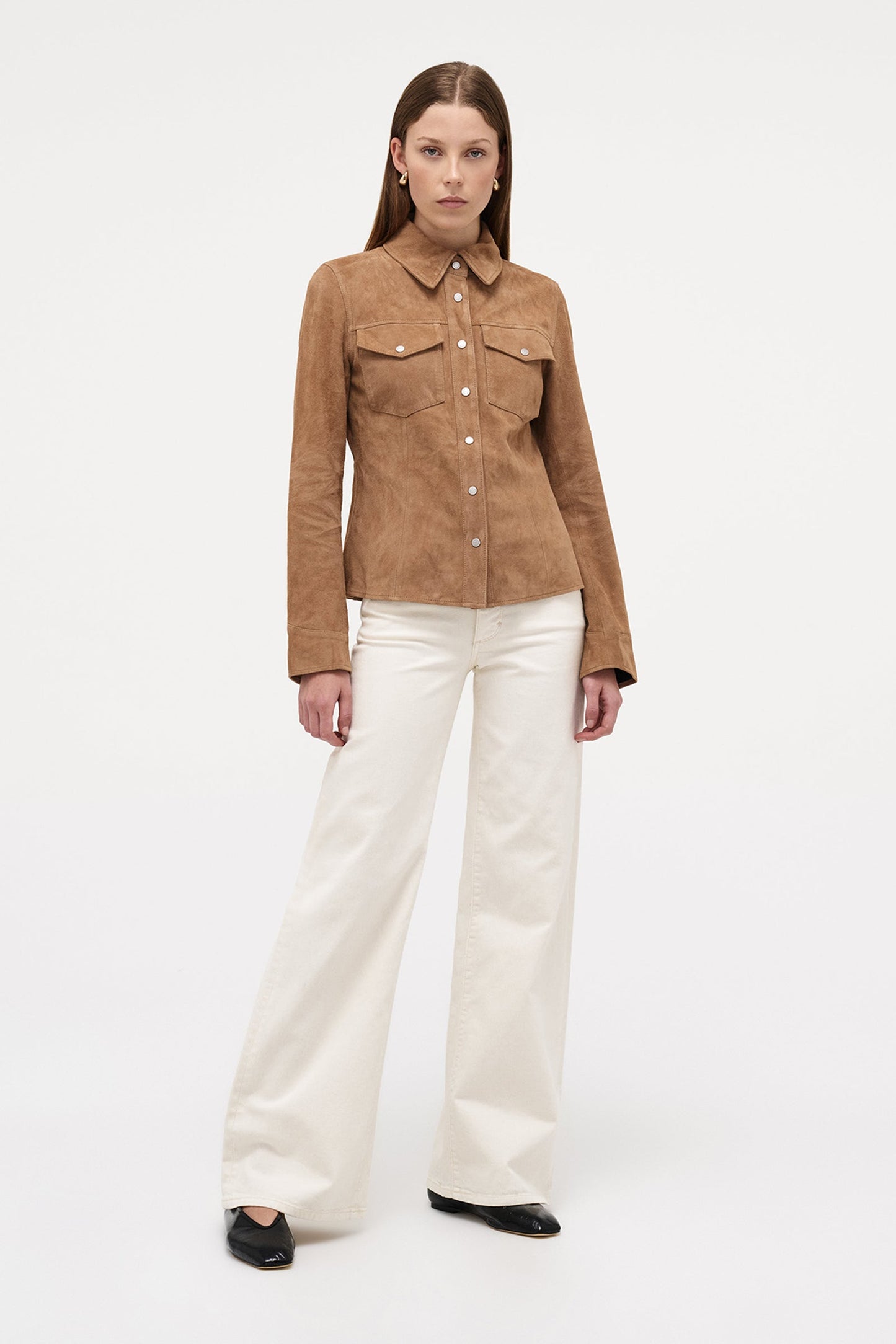 Suede Over Shirt