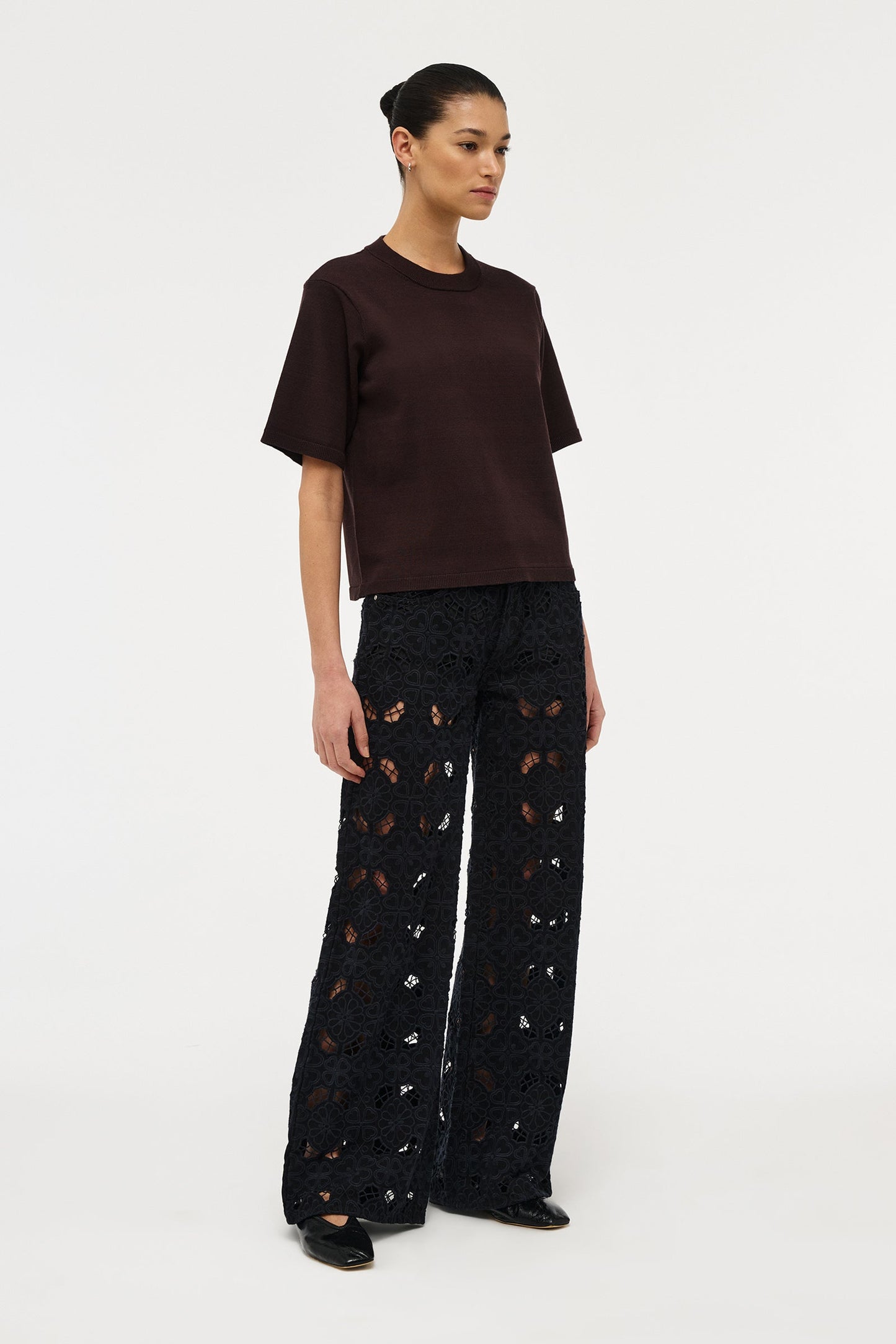 Knit Tee - Sable