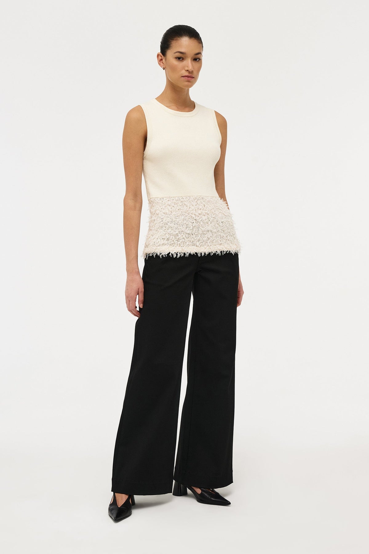 Fray Knit Top