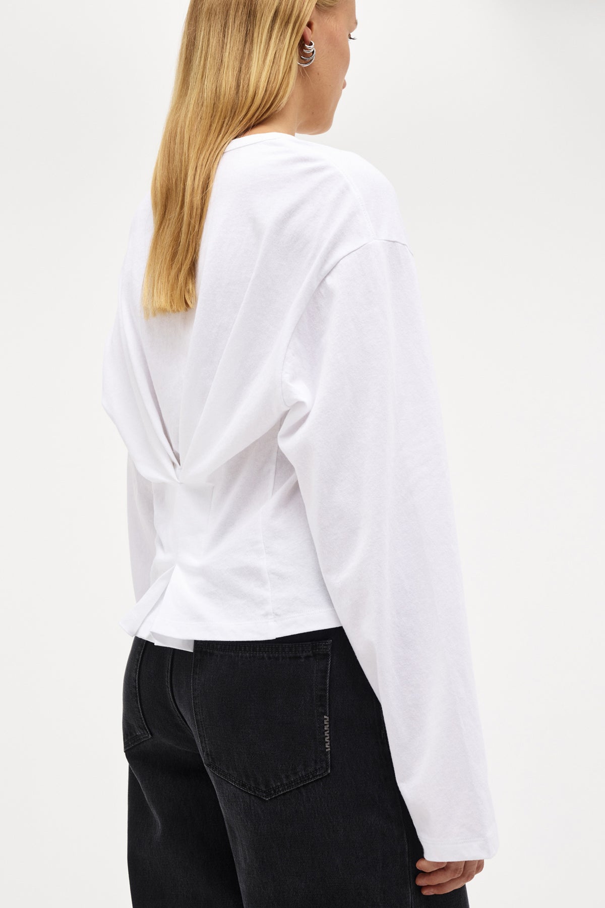 Bree Long Sleeve Top - White