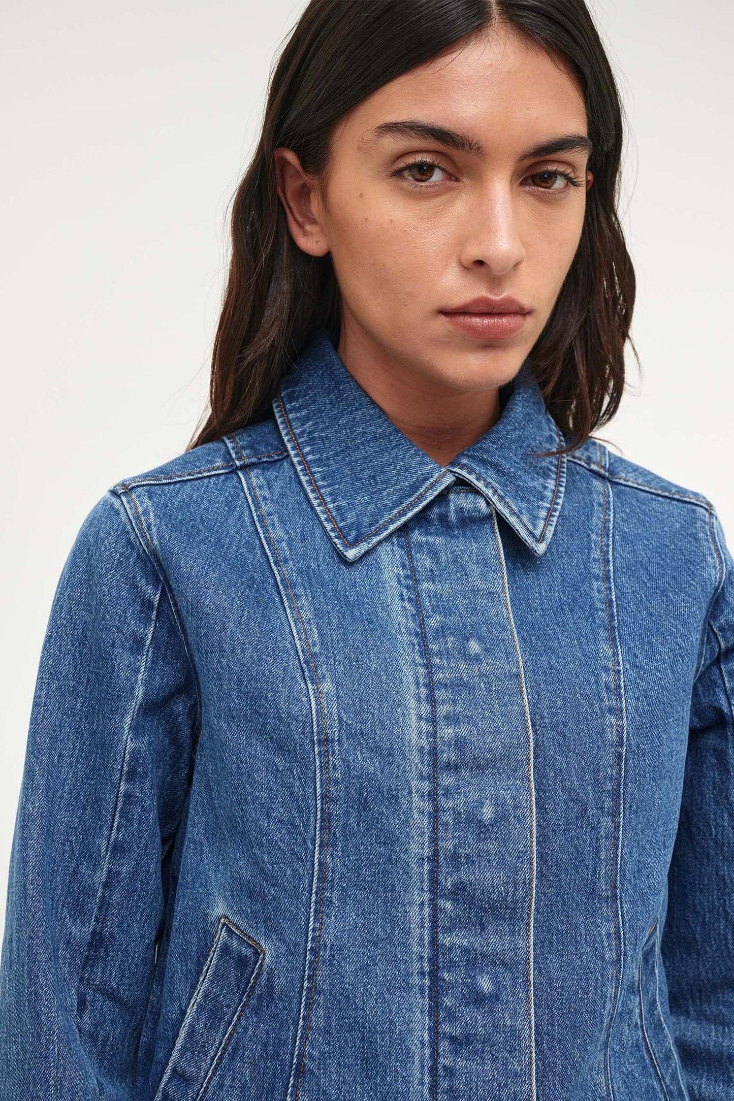 Denim Jacket - Vivid Indigo