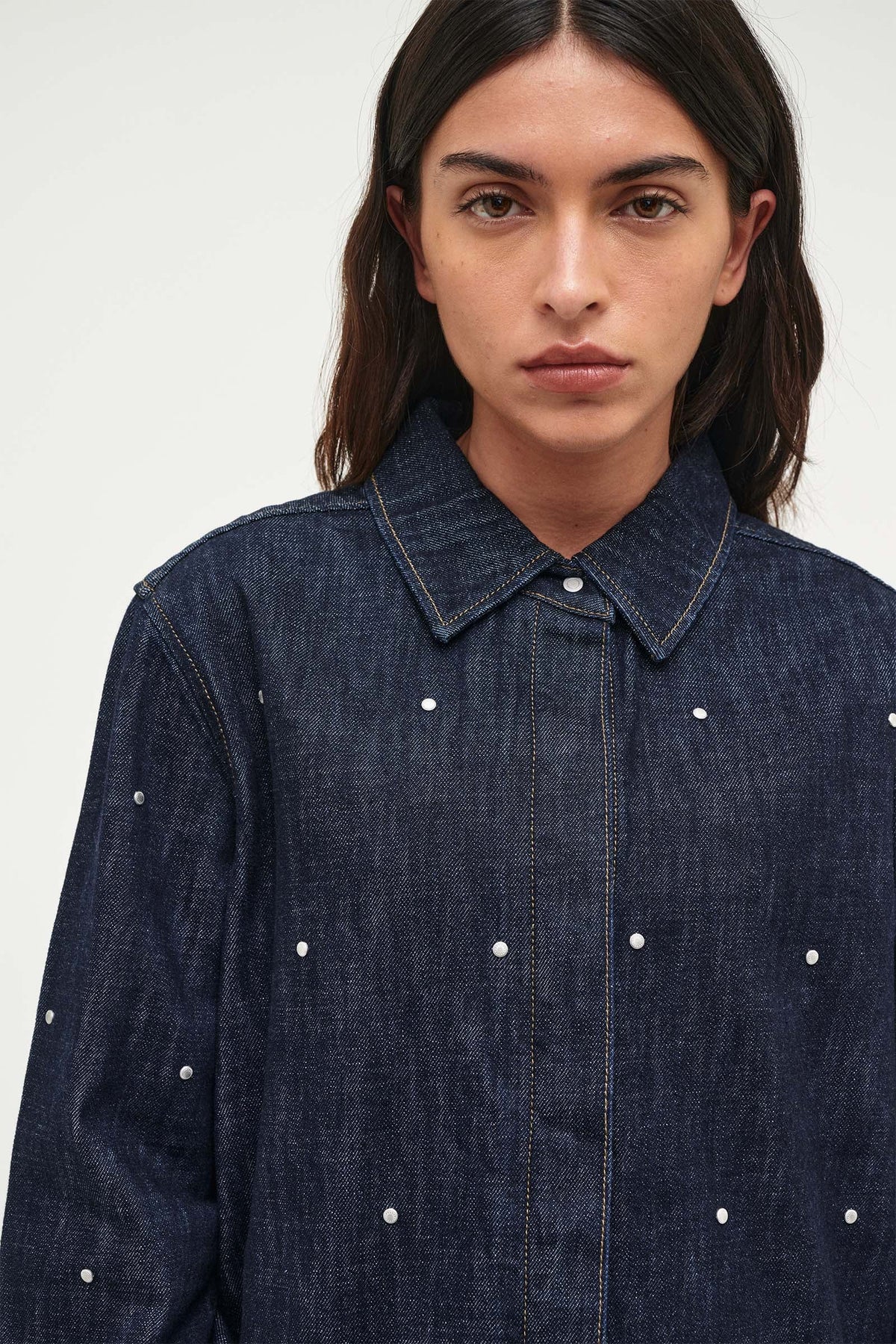 Rivet Shirt - Rinse Indigo