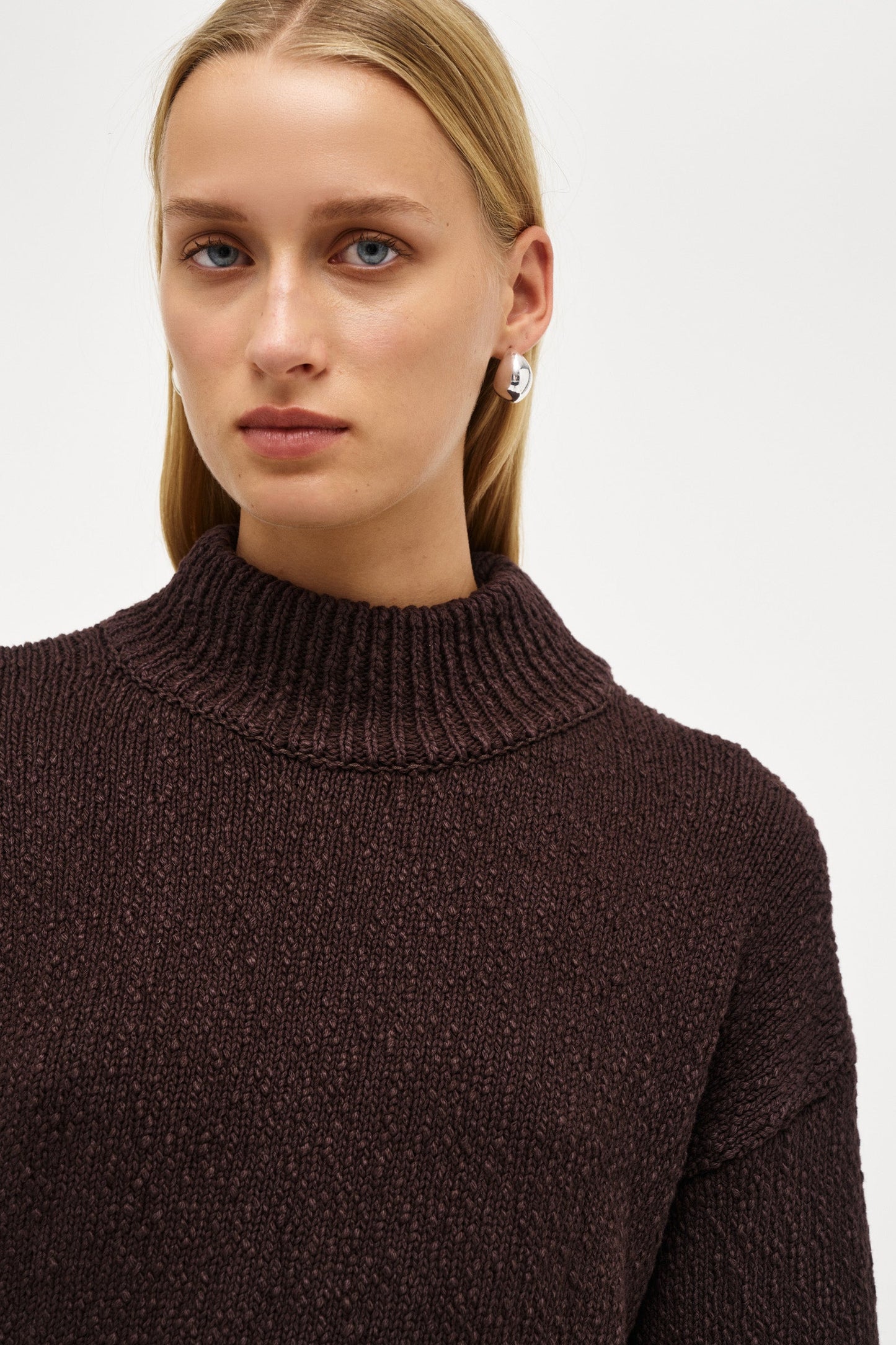 Cecil Knit Over Dyed - Chocolate