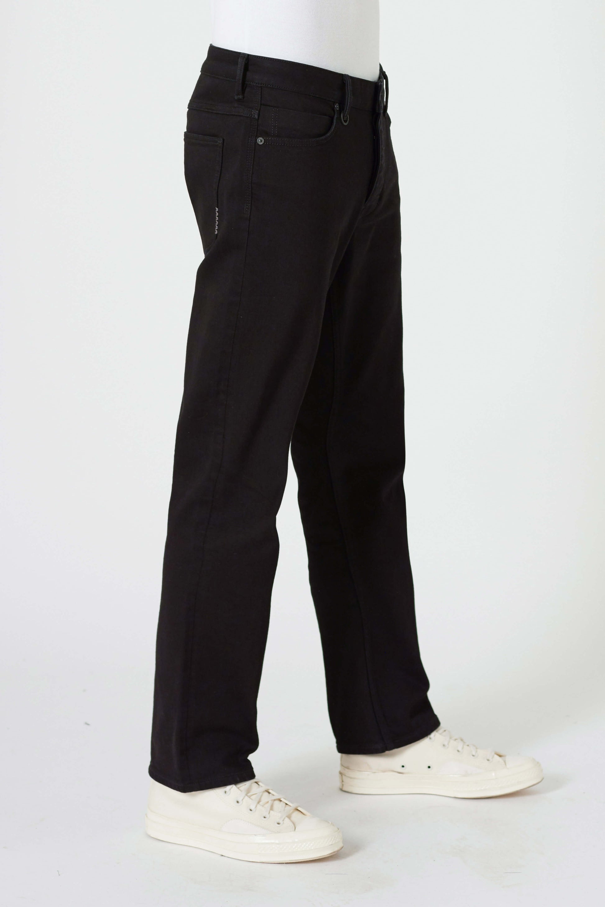 Lou Straight - Perfecto Neuw dark black mens-jeans 