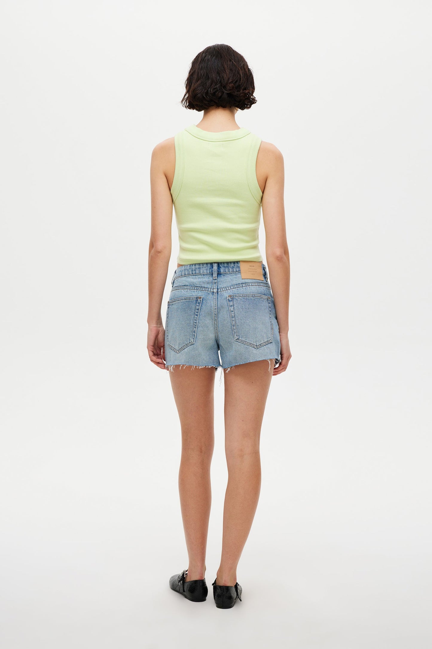 Jonesy Recut Singlet - Matcha