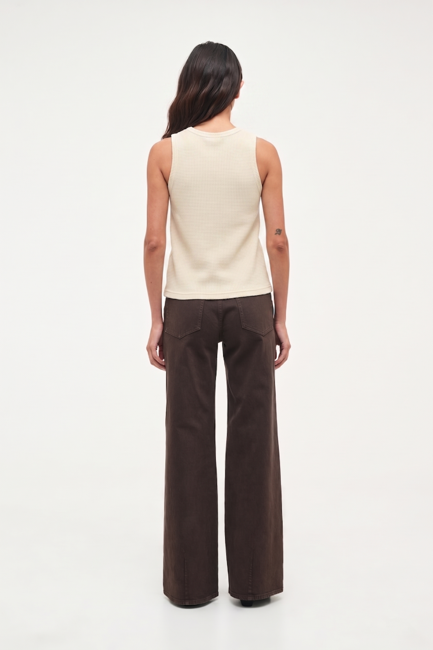 Worn Tank - Cream