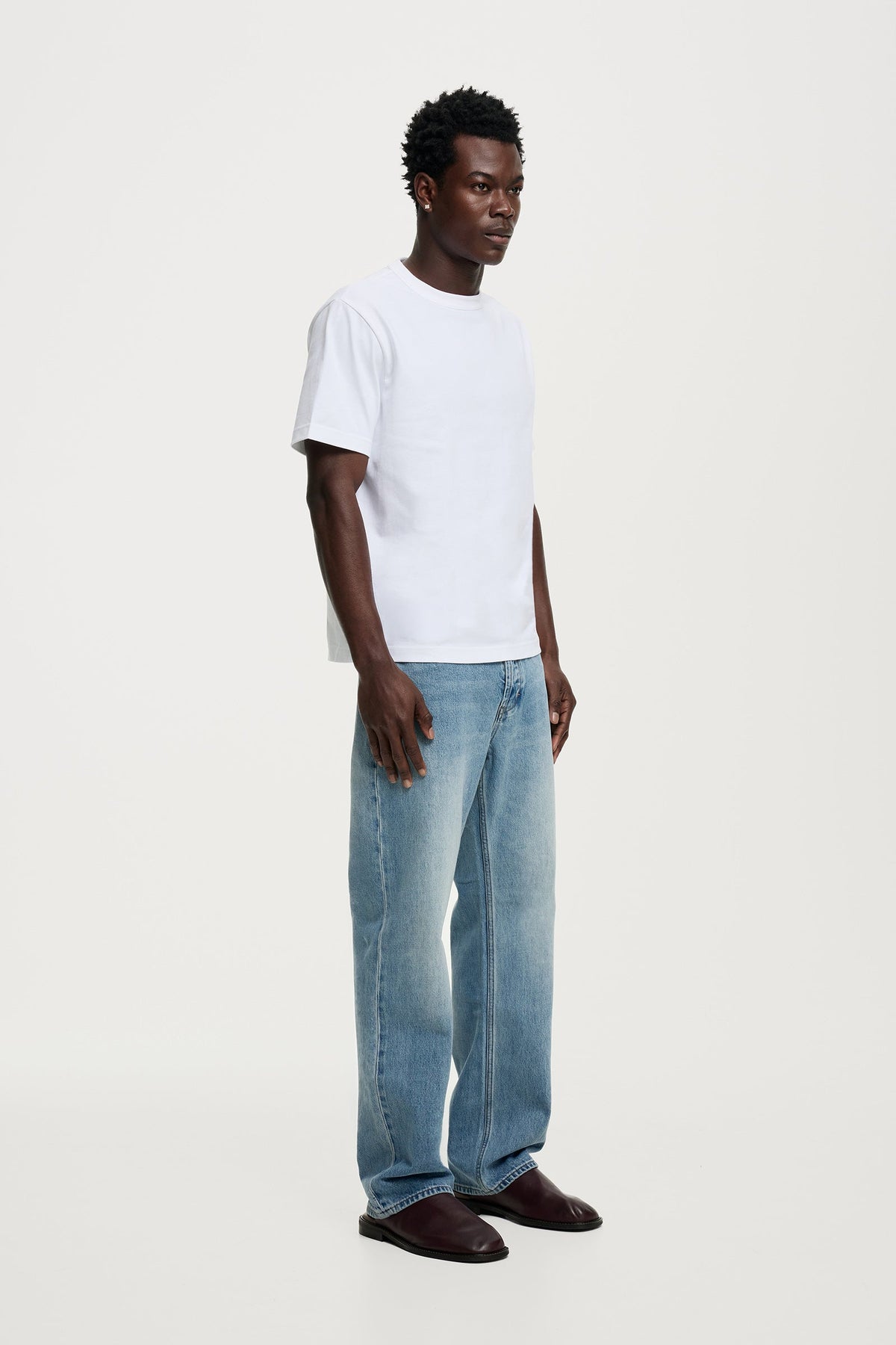 80S Organic Wordmark Tee - White