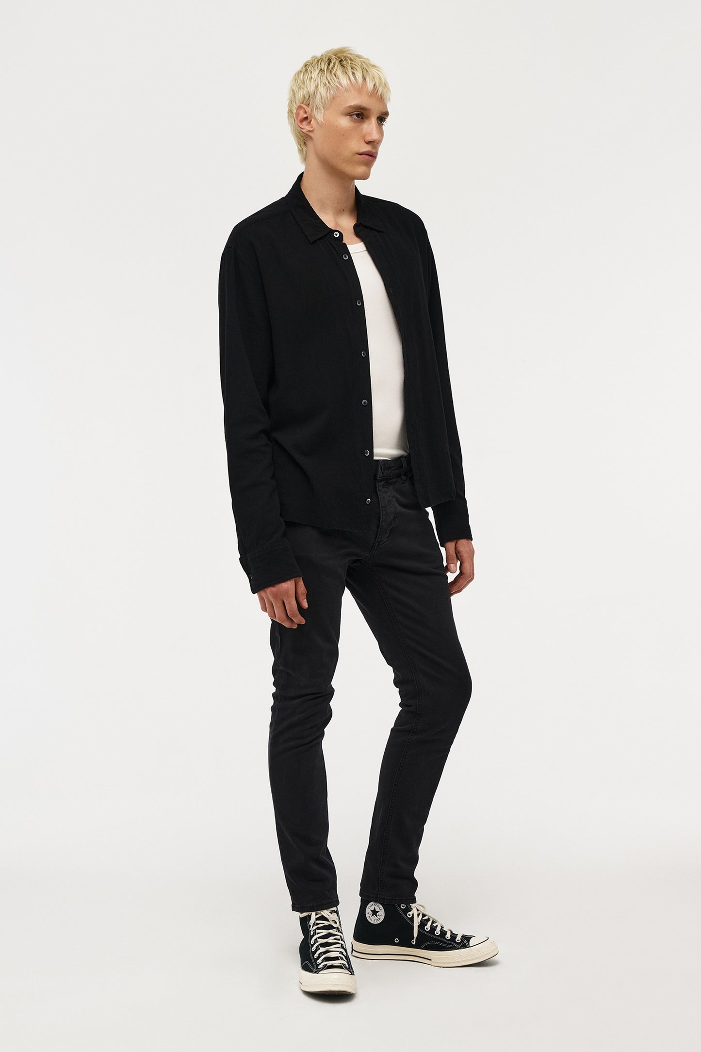 Lou Slim Twill - Black
