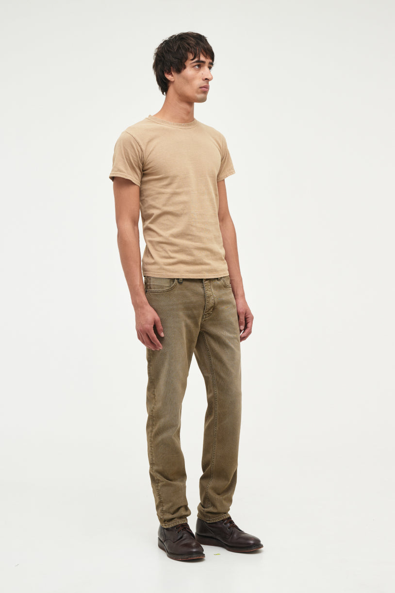Over Dyed Circular Knit Tee - Worn Sand