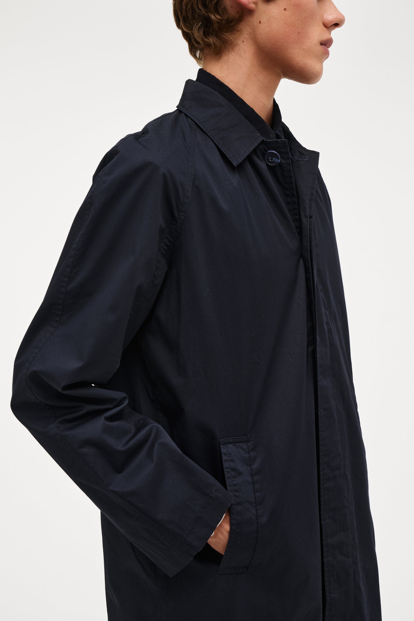 Turner Coat - Waxed Navy