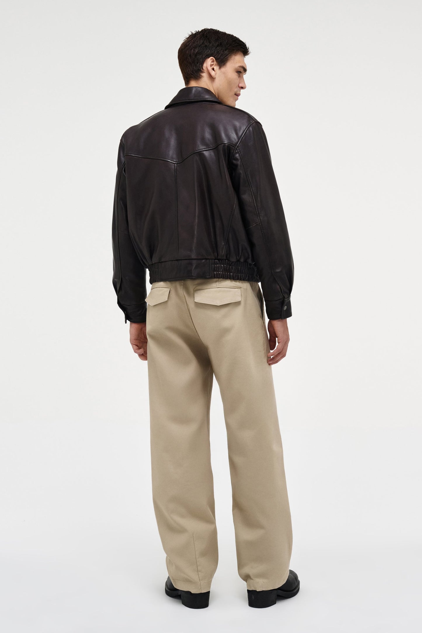 Casablanca Leather Bomber M - Espresso