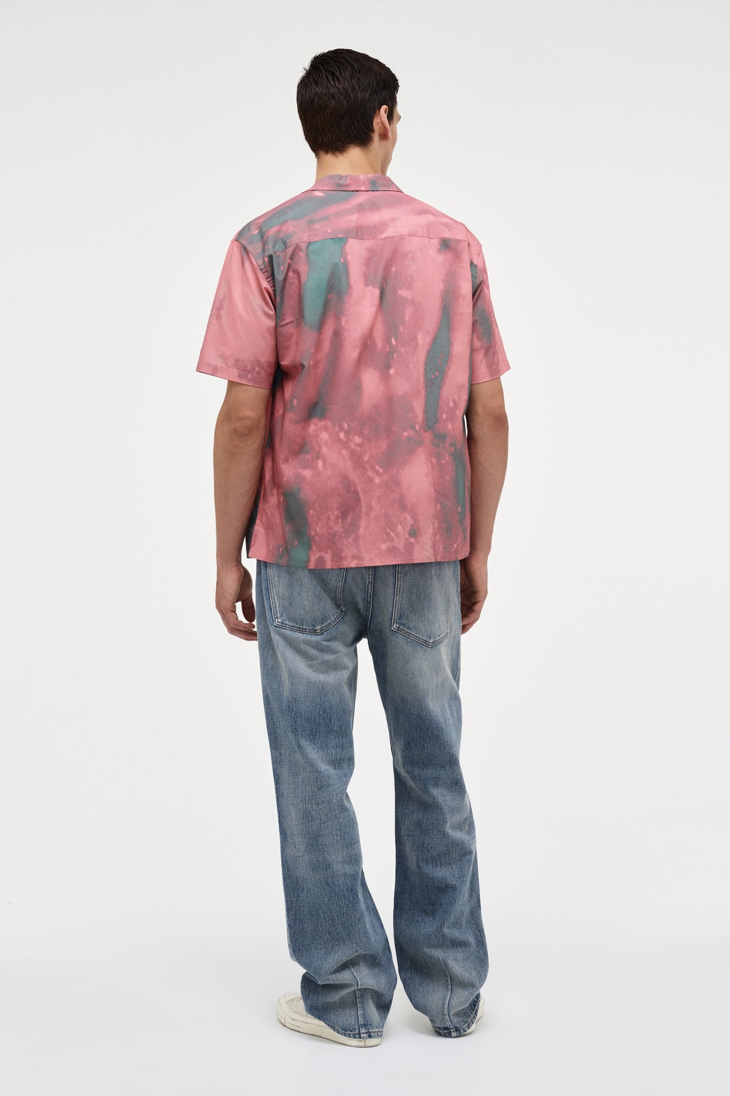 Bleach Print SS Shirt - Quartz