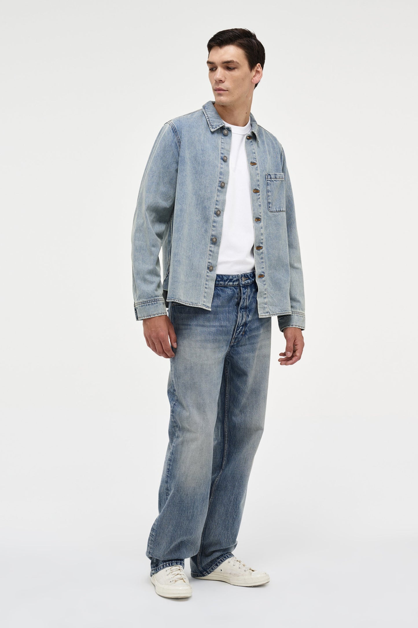 Denim Over Shirt