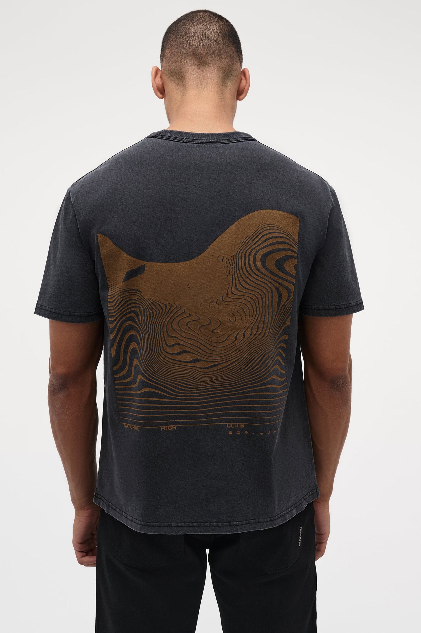 Natural High Tee - Washed Black