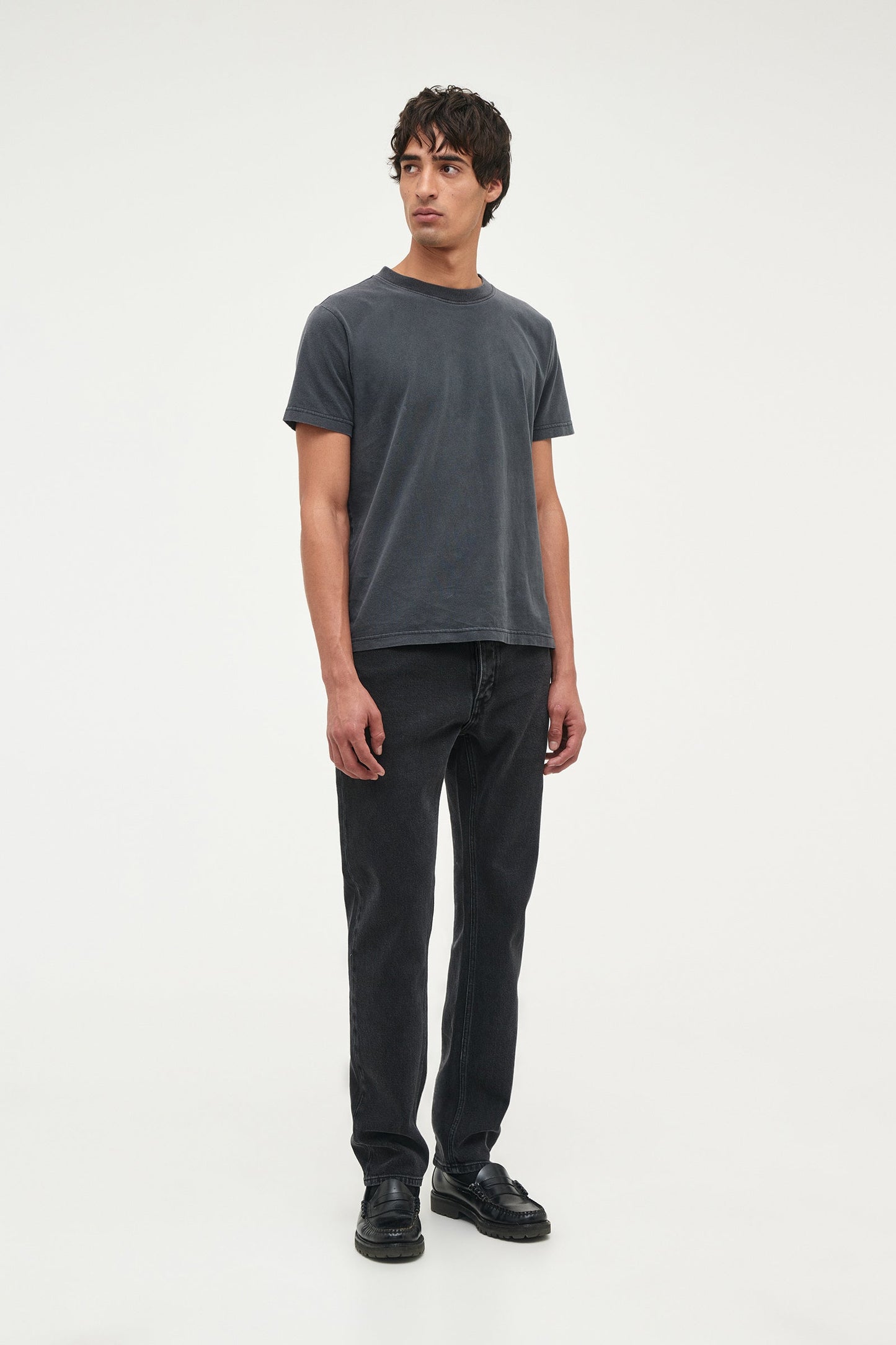 Vintage Layer Tee - Washed Black