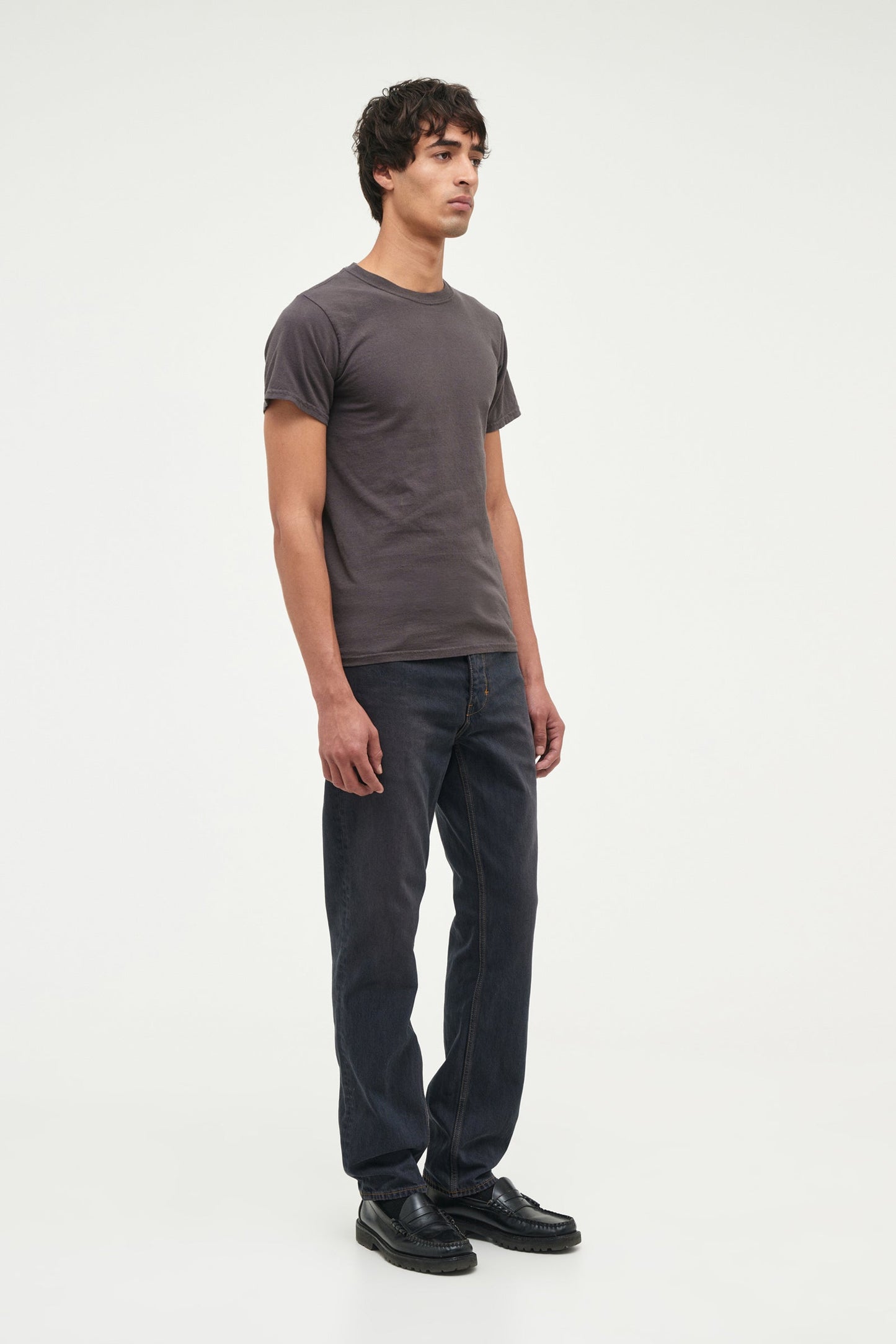 Over Dyed Circular Knit Tee - Shadow