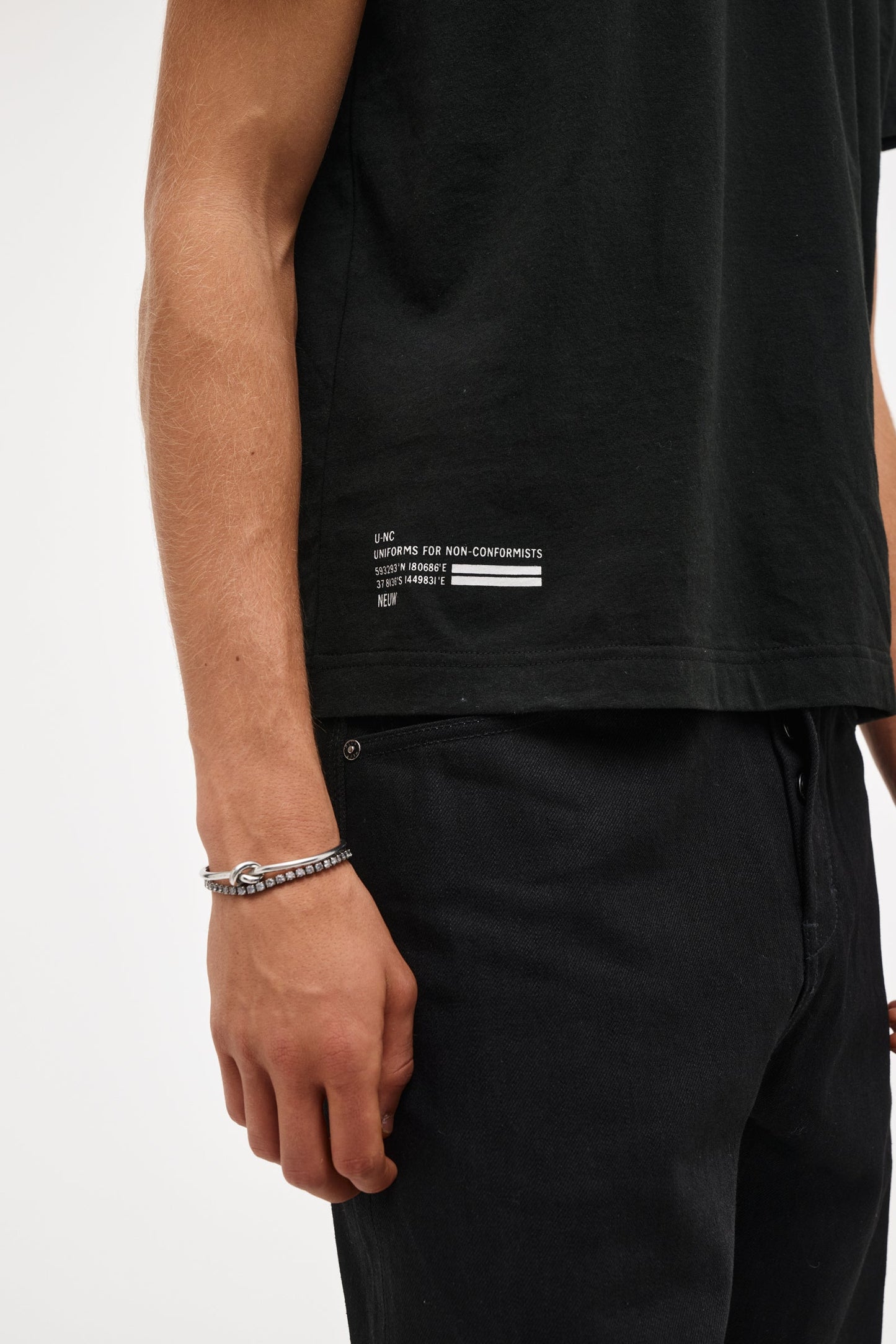 U-NC Apparition Tee - Jet Black