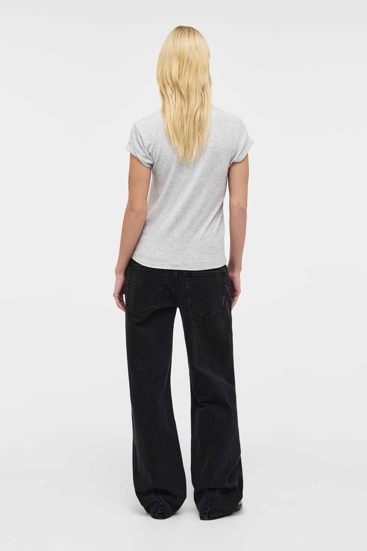 Home Body Tee - Grey Marle