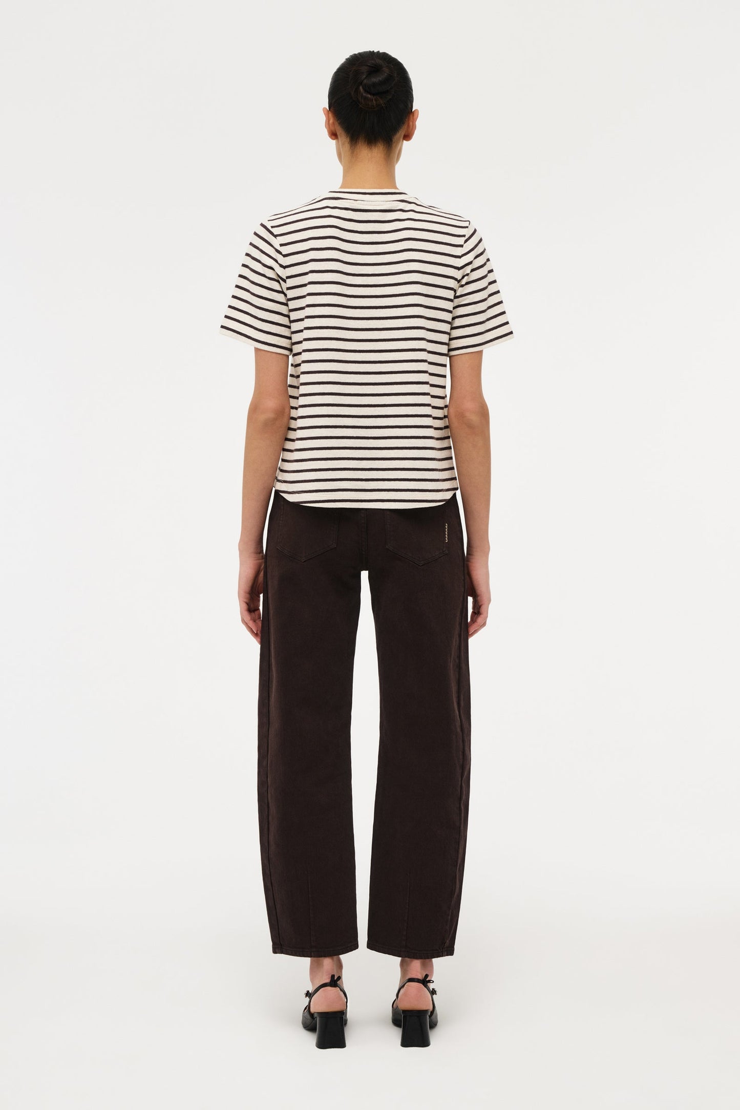 Resort Stripe Juno Tee - Sable