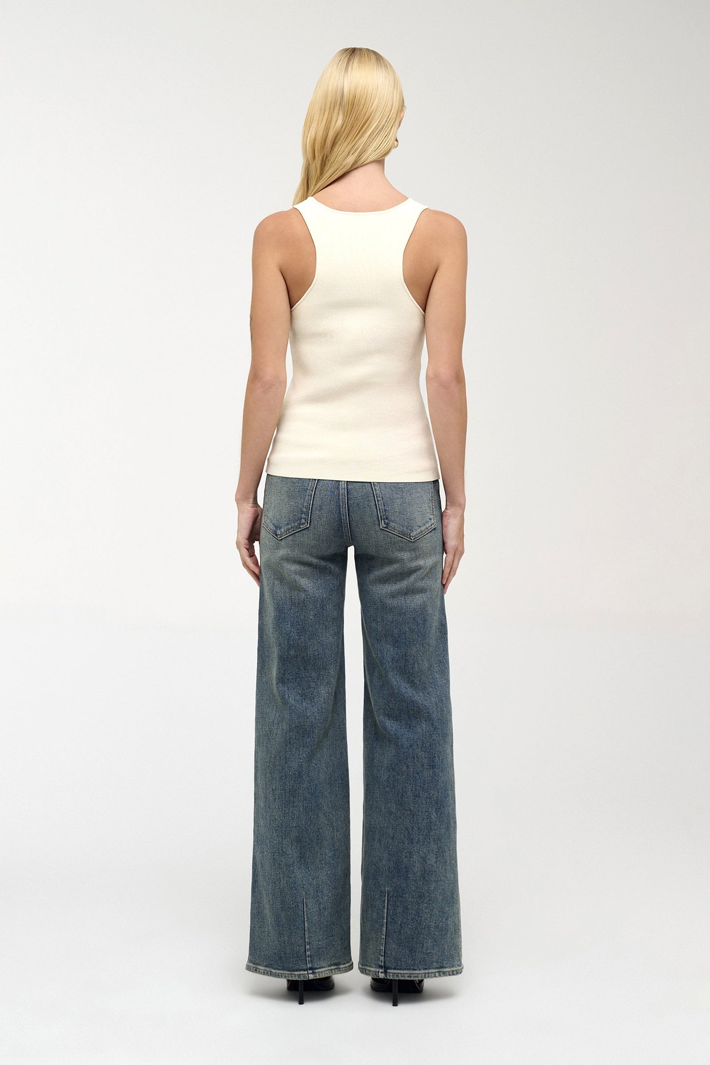 Suki Knit Tank - Cream