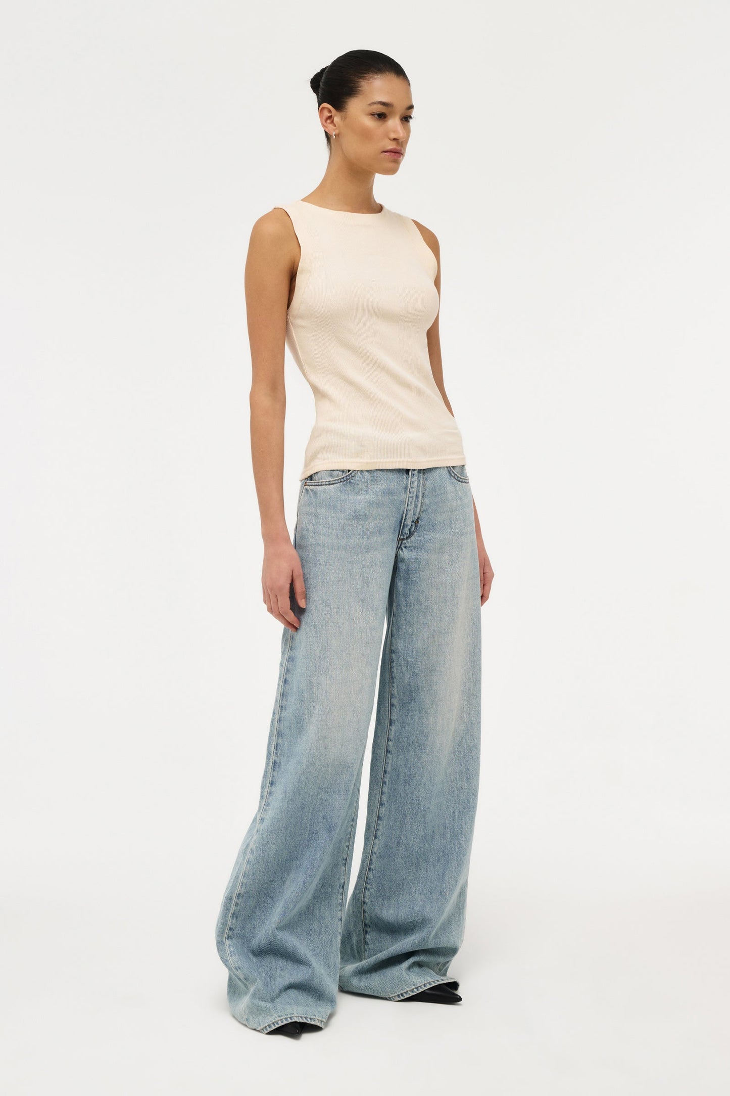 Frenchie 90's Top - Cream