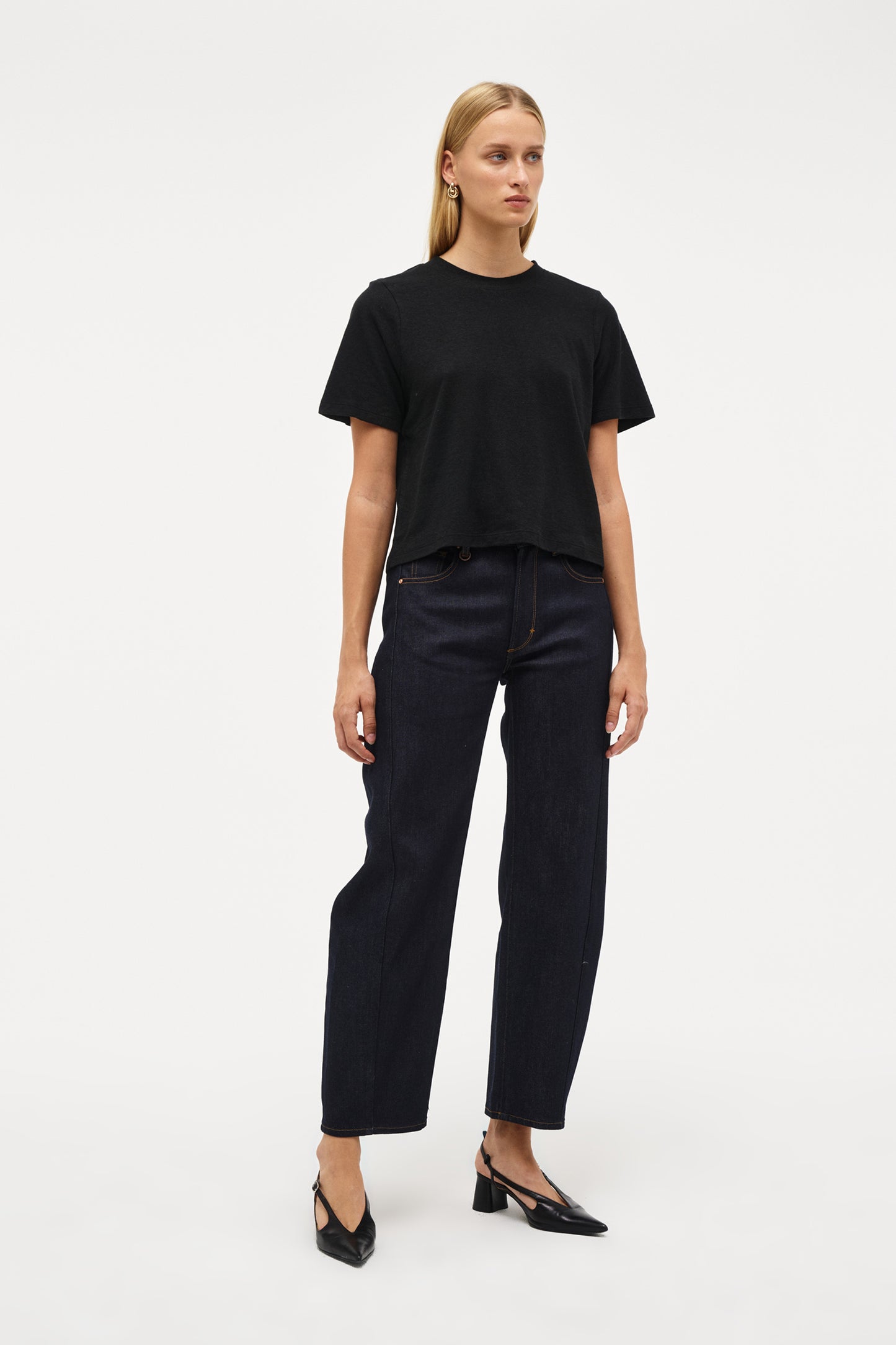 Juno Layer Tee - Washed Black