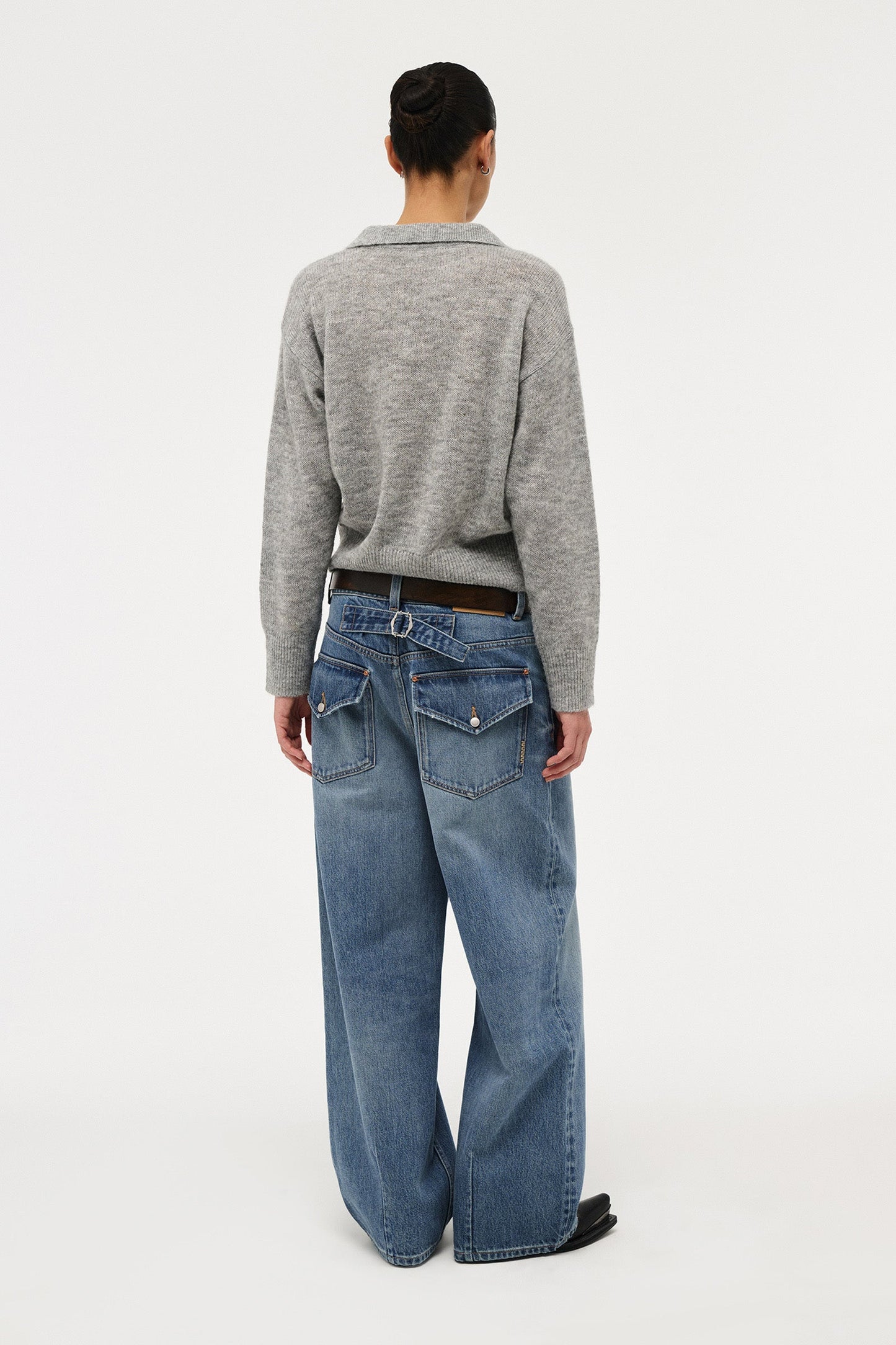 Fine Mohair Wool Polo