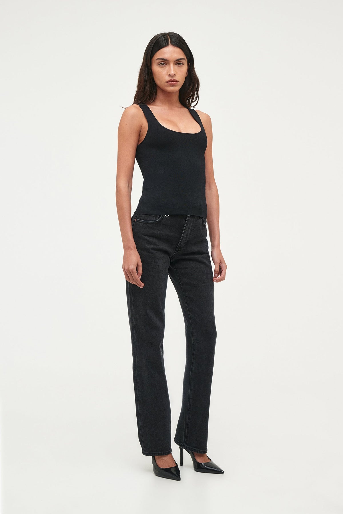 Suki Knit Tank - Black