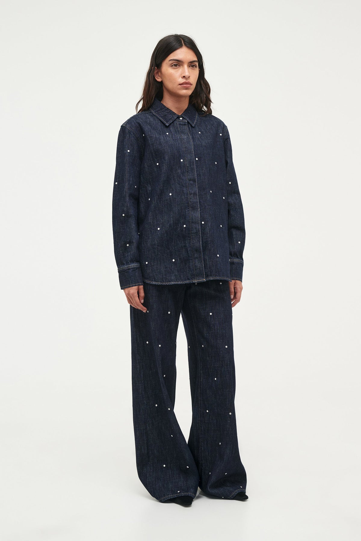 Rivet Shirt - Rinse Indigo
