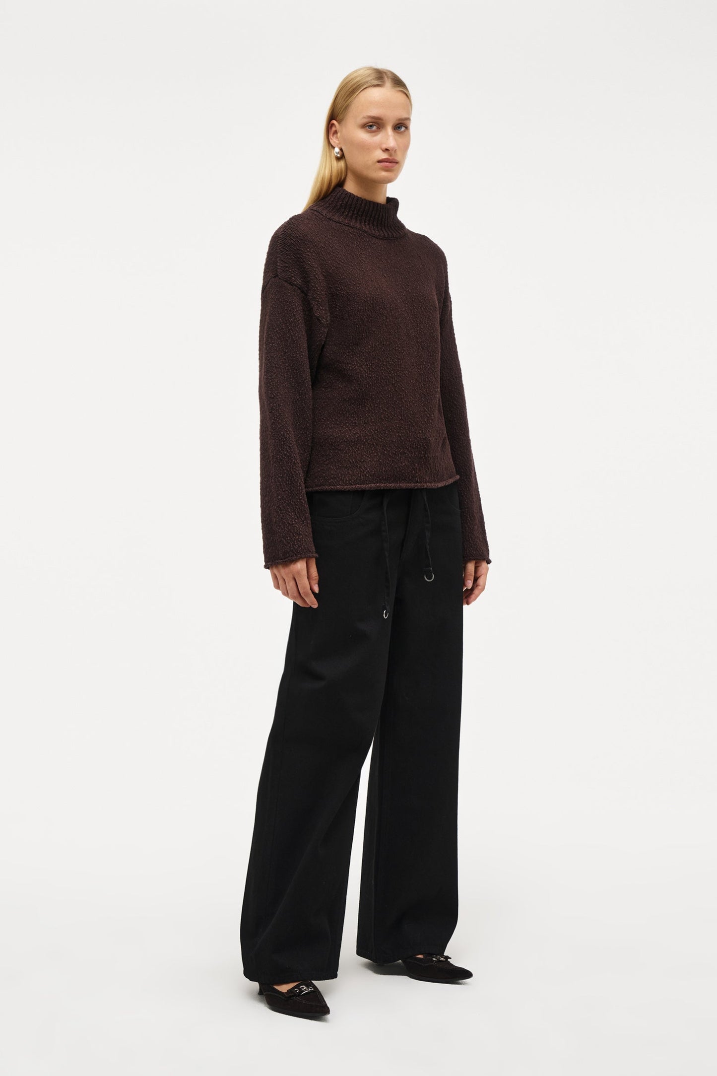 Cecil Knit Over Dyed - Chocolate
