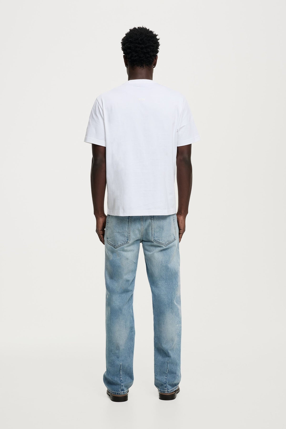 80S Organic Wordmark Tee - White