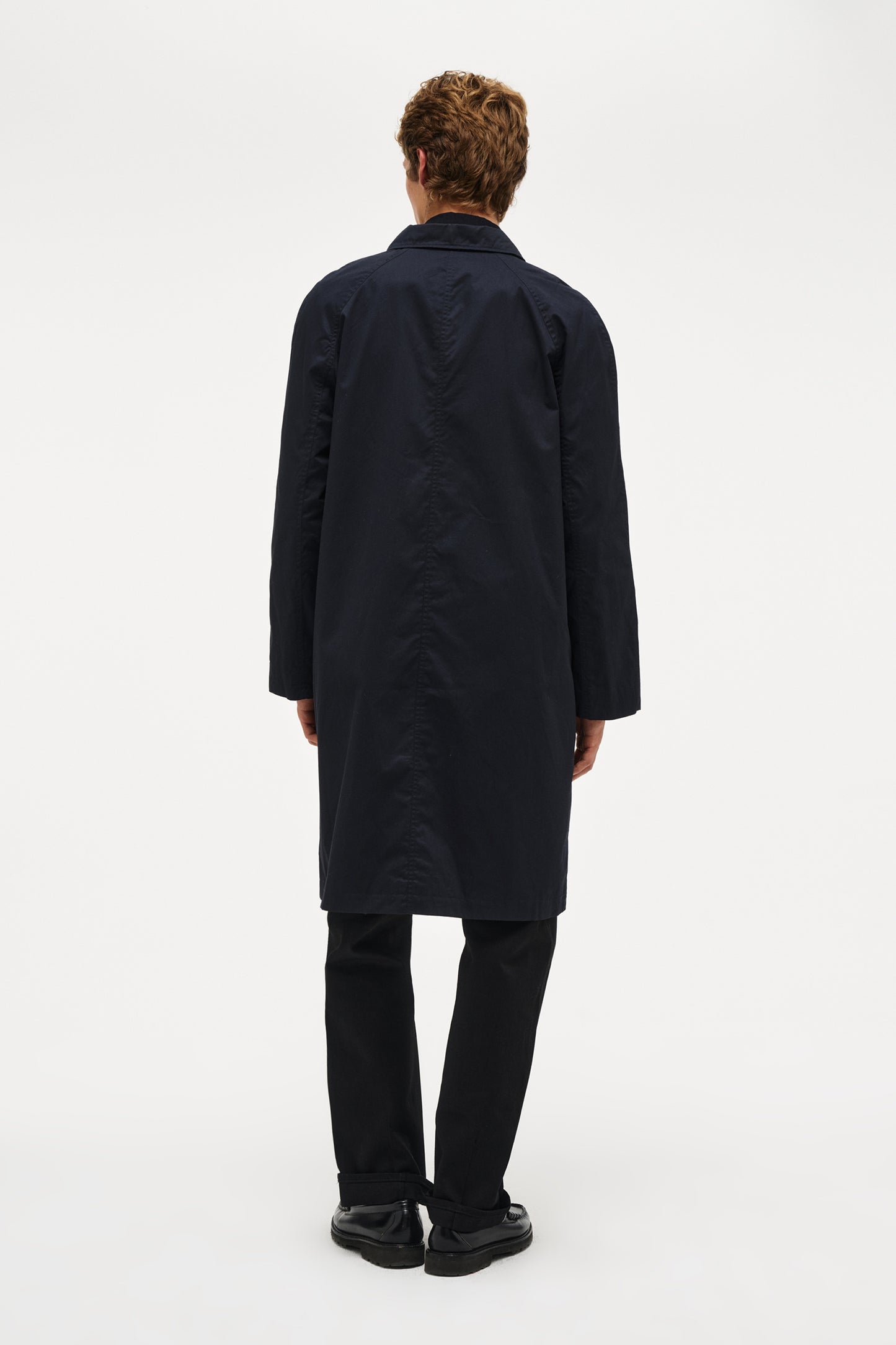 Turner Coat - Waxed Navy