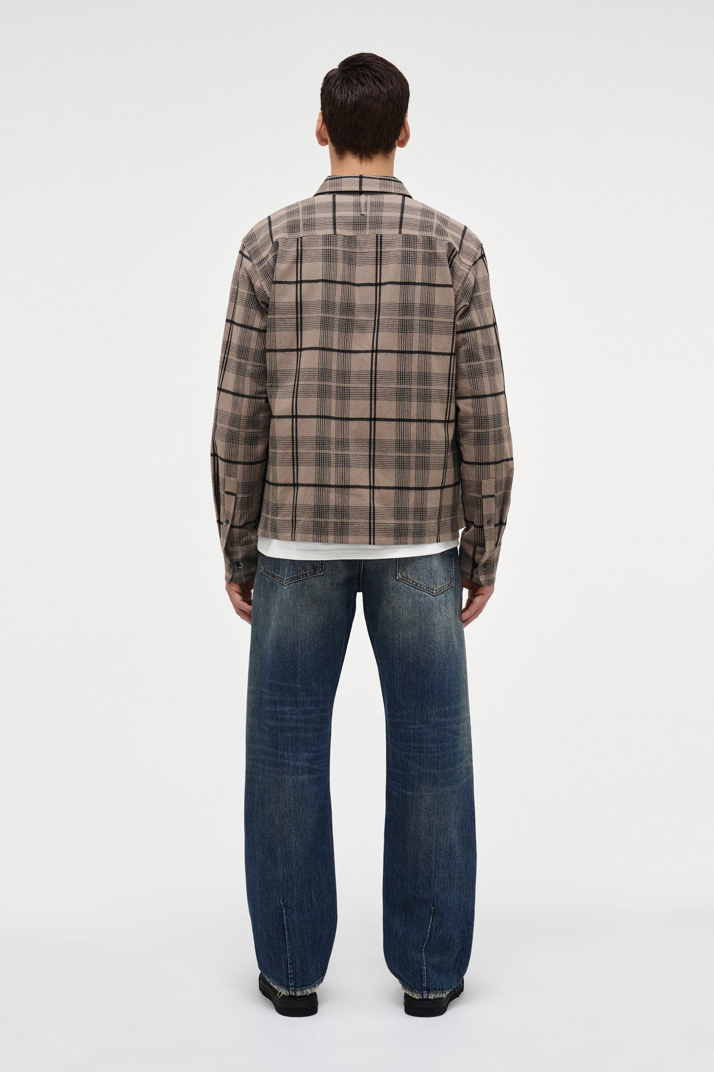 Regular Fit Linen Plaid - Clay